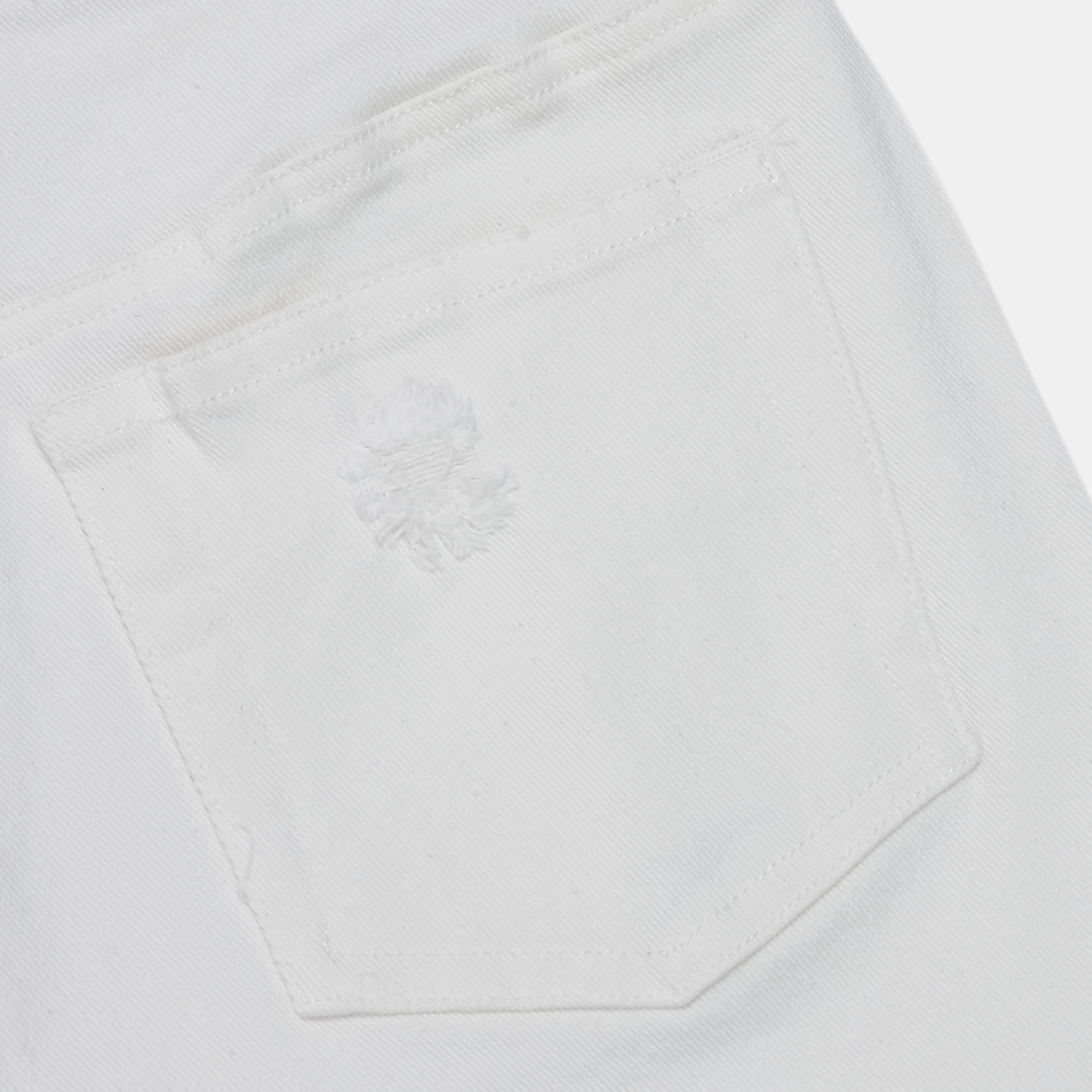 Kaleigh Distressed Hem Denim Shorts