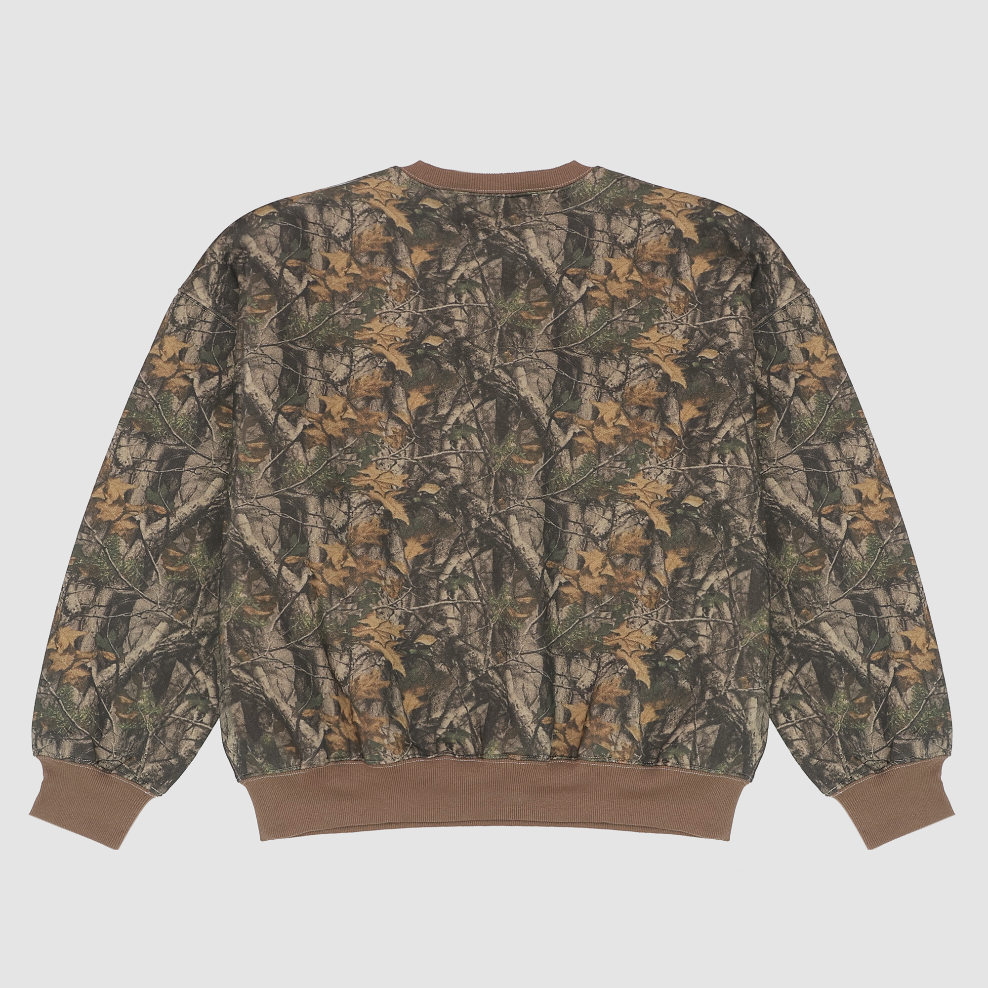 Katelyn Woodland Camo Crewneck