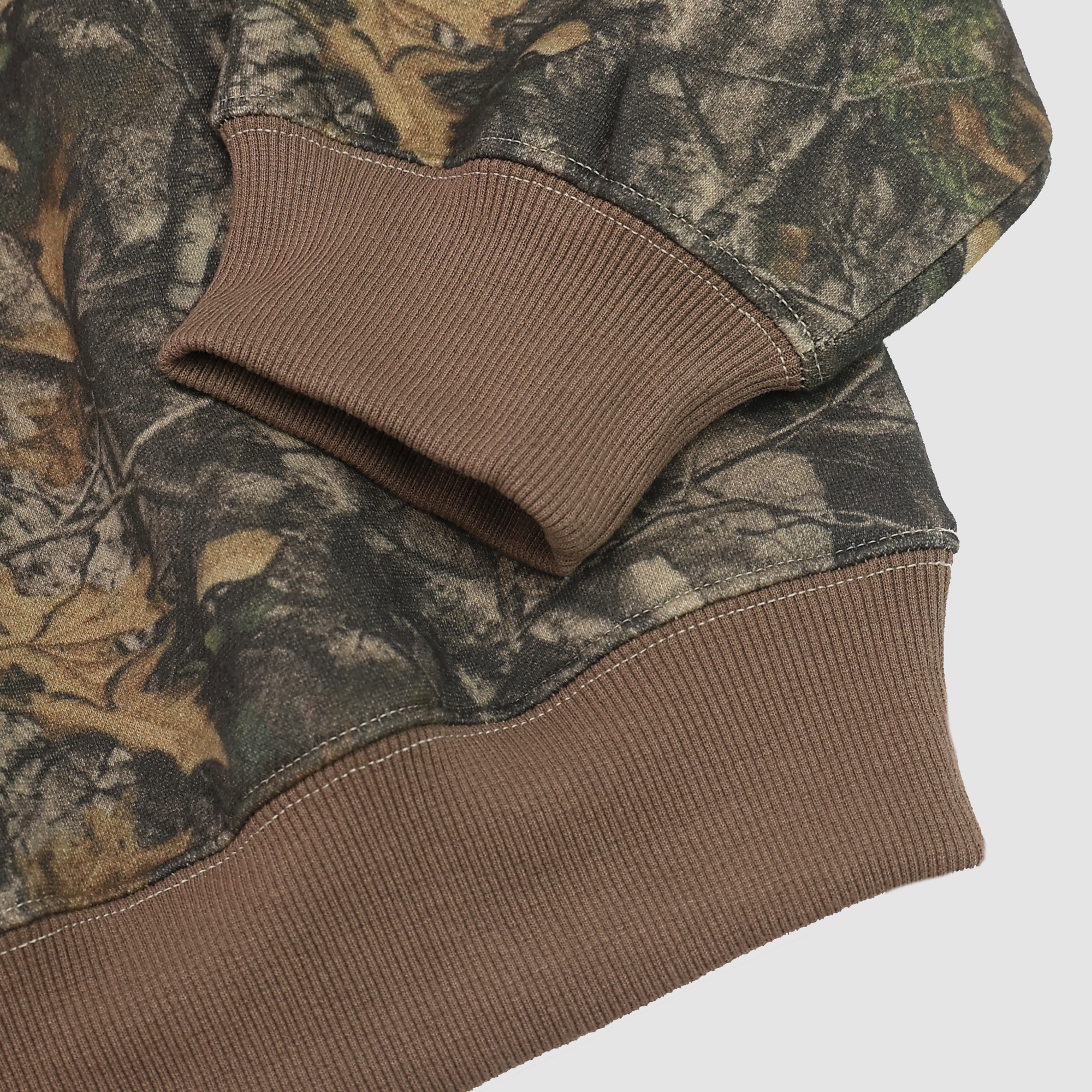 Katelyn Woodland Camo Crewneck