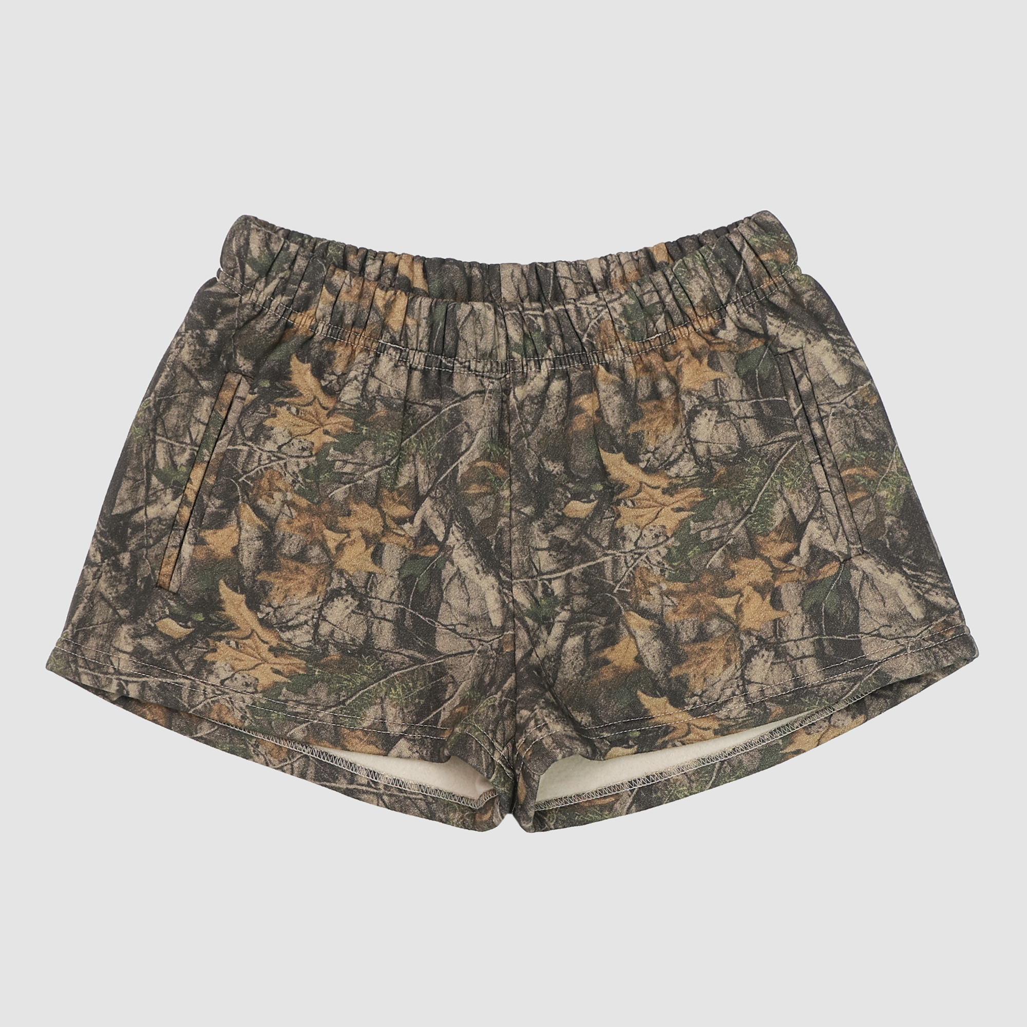 Katelyn Woodland Camo Sweatshorts