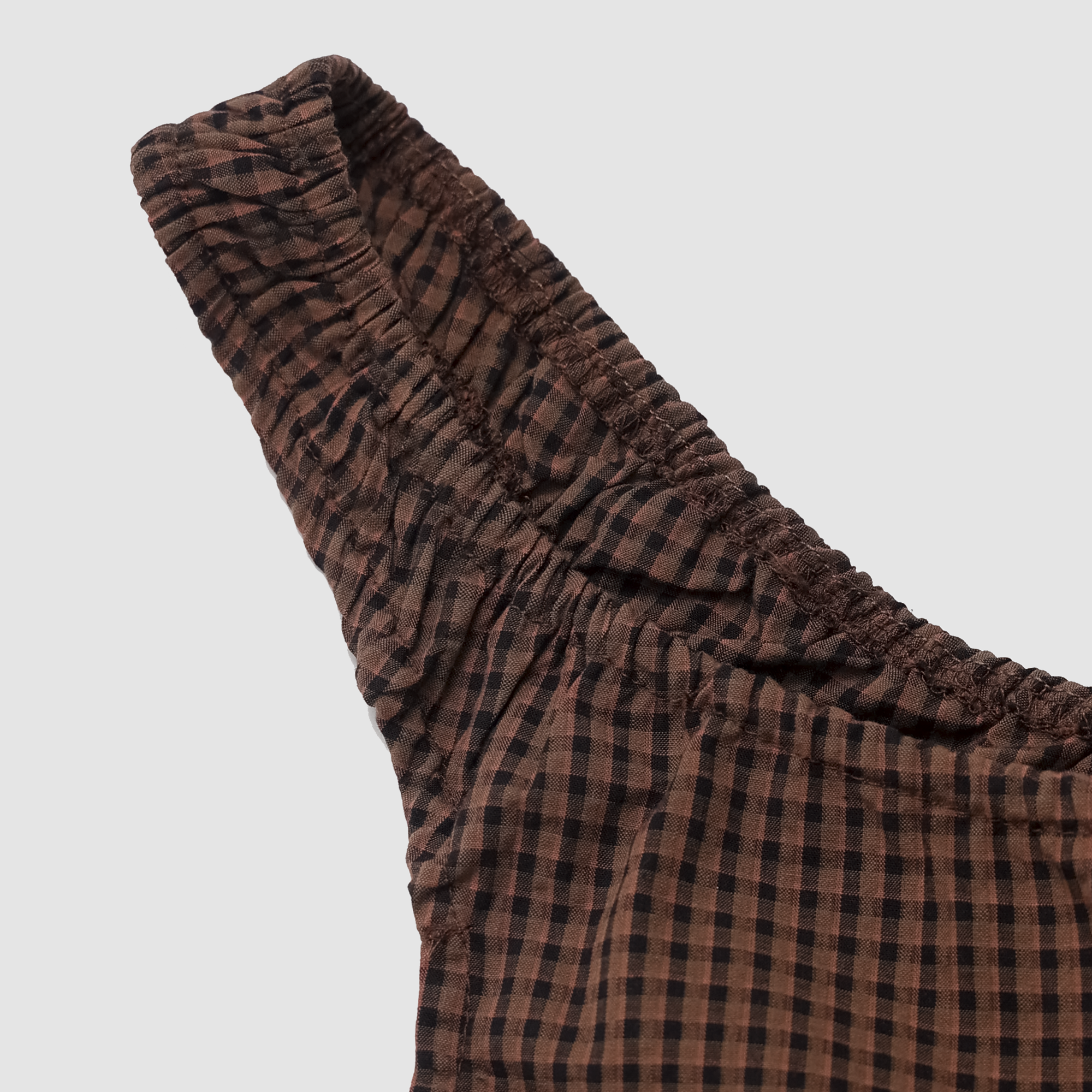 Katherine Plaid Tie Front Tank