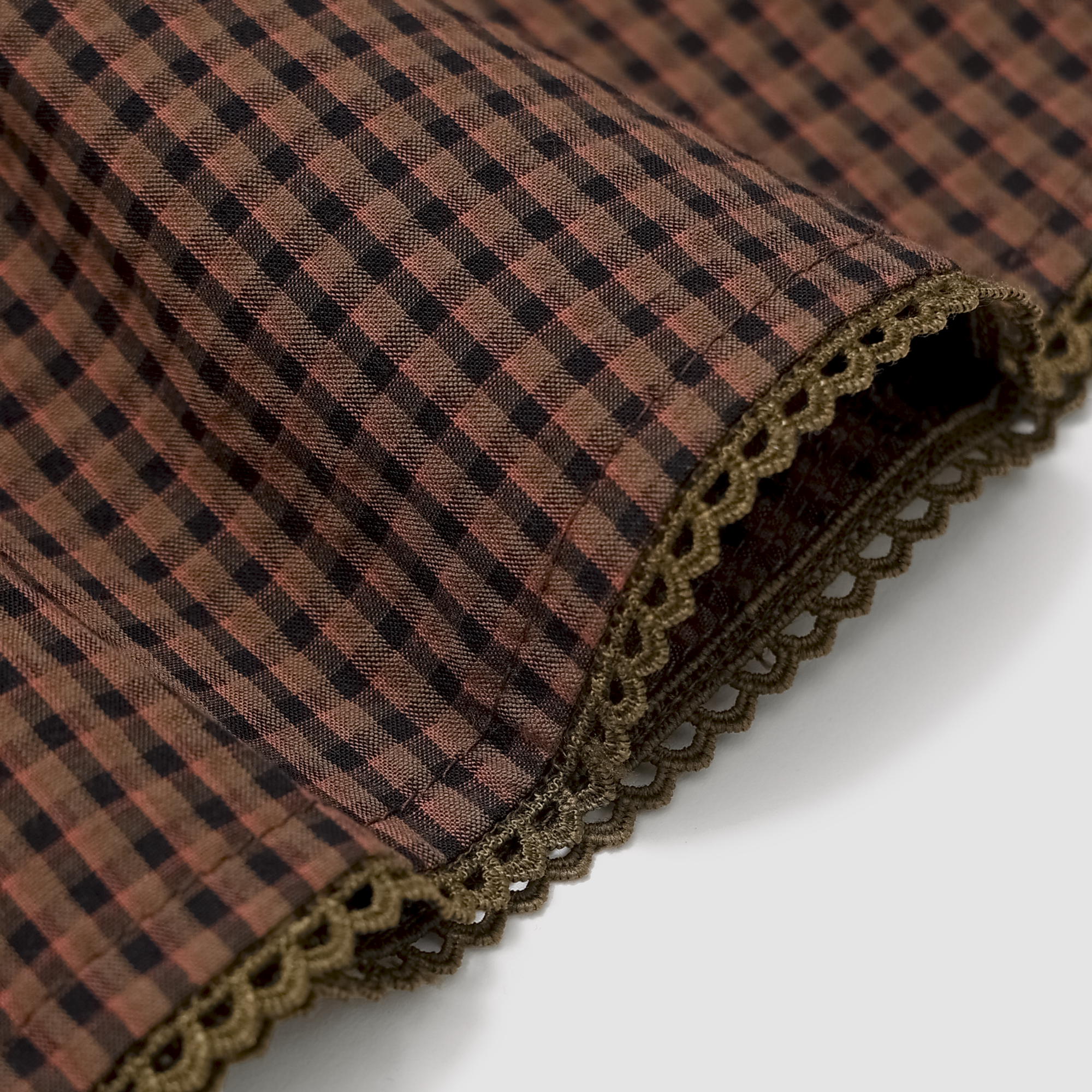 Katherine Plaid Tie Front Tank