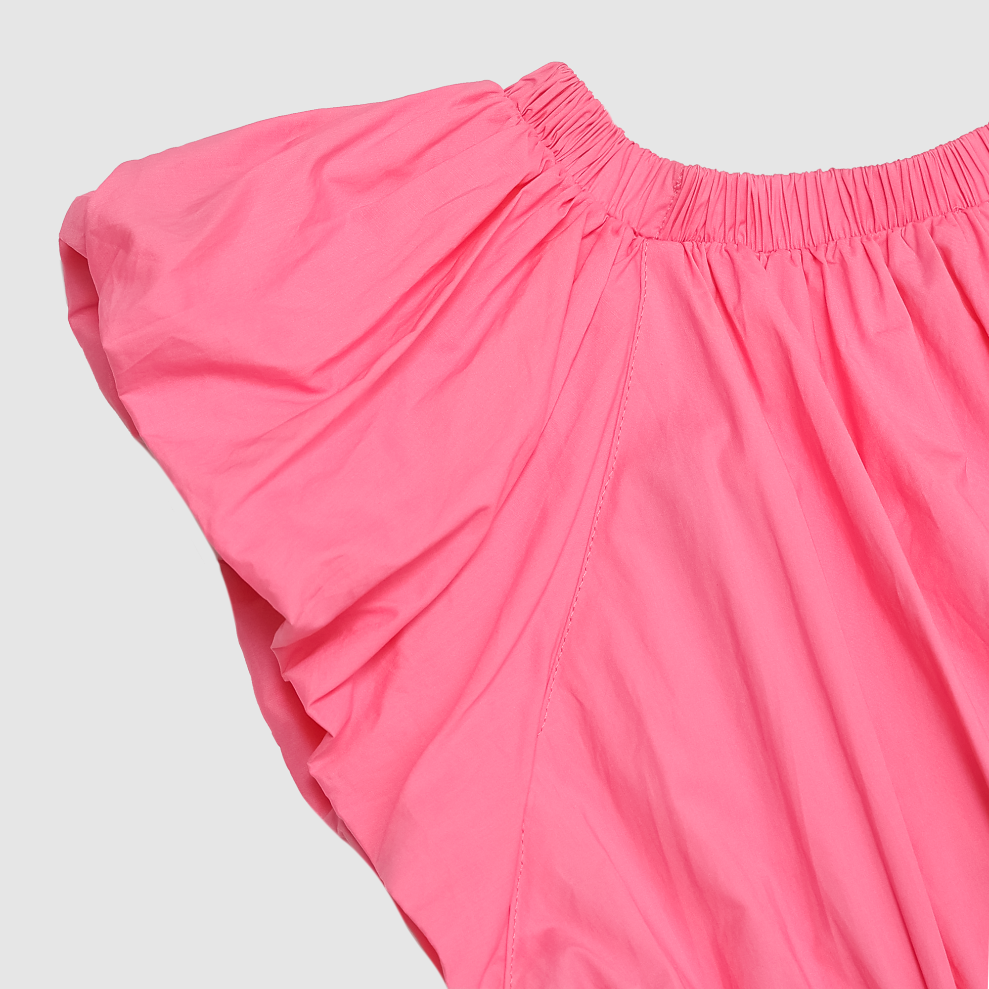 Kinsey Bow Bubble Dress in Hot Pink