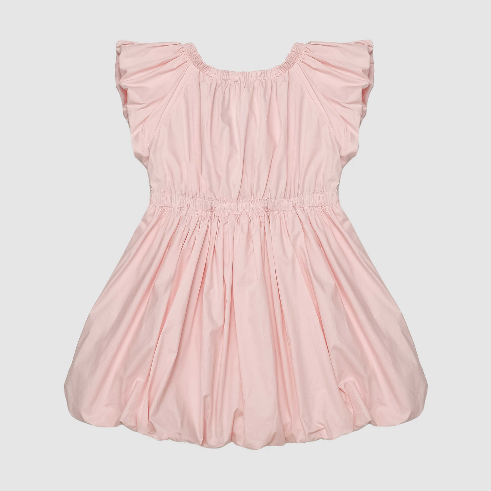 Kinsey Bow Bubble Dress in Pink