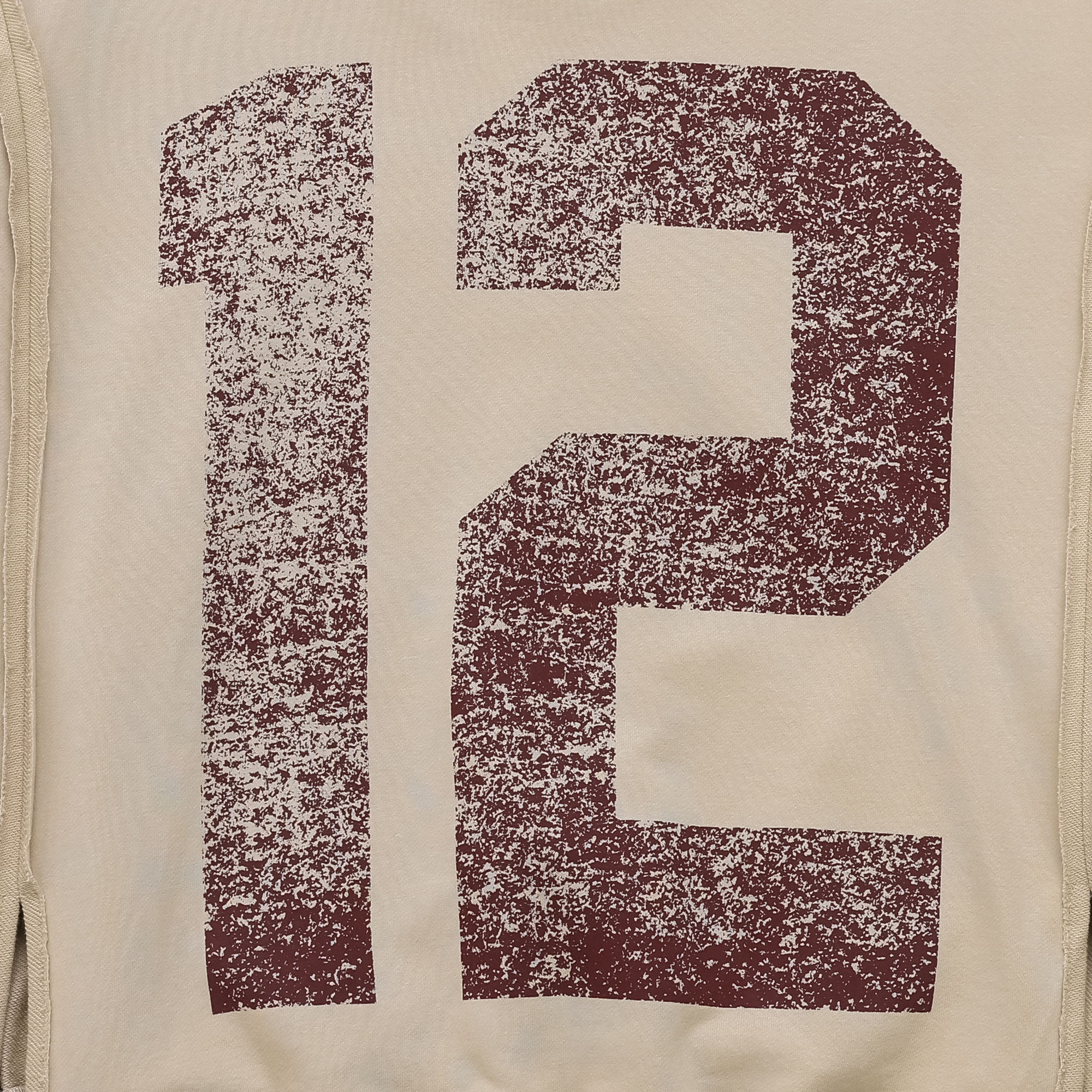 Kristy 12 Printed Sweatshirt in Burgundy