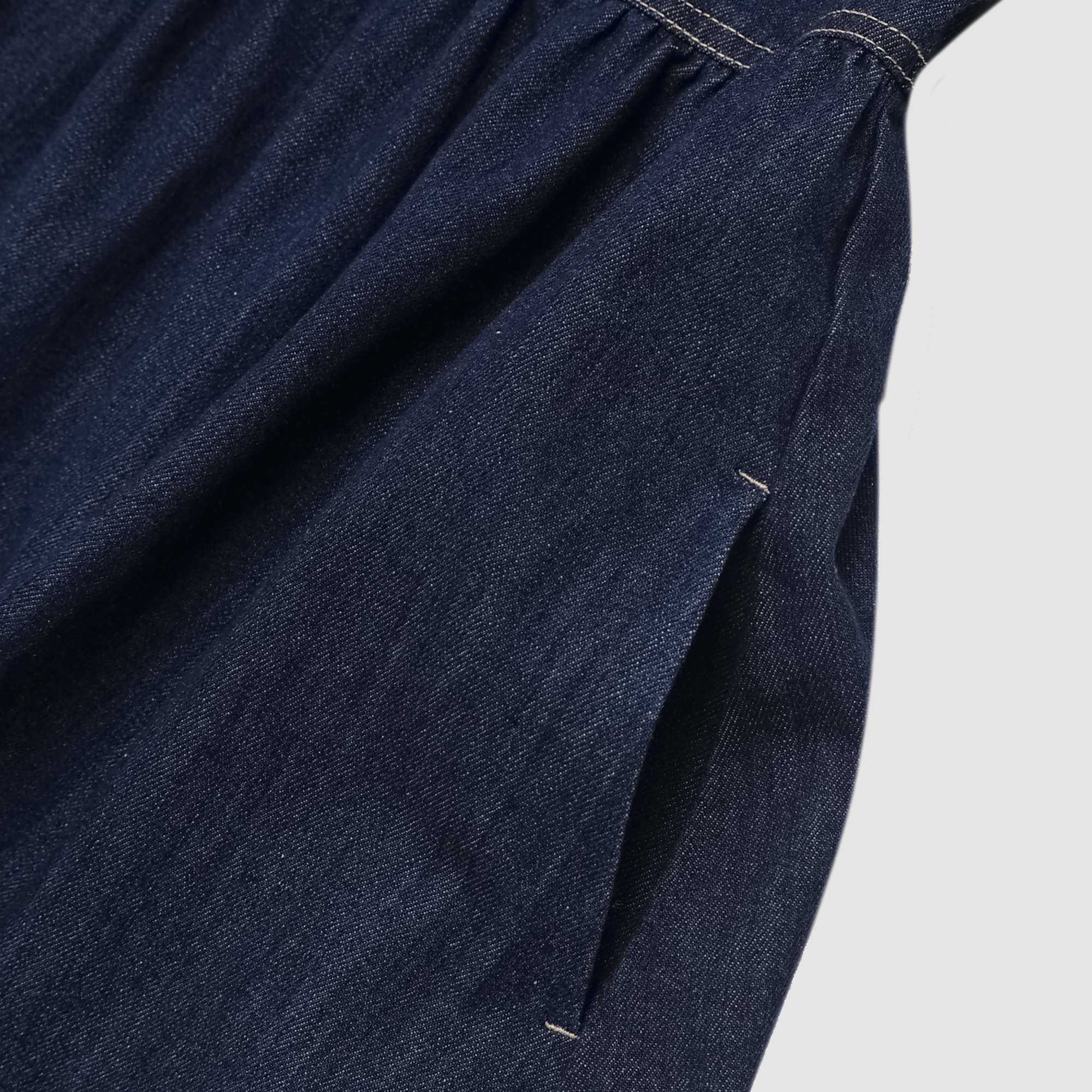 Kylie Denim Puff Sleeve Mini Dress