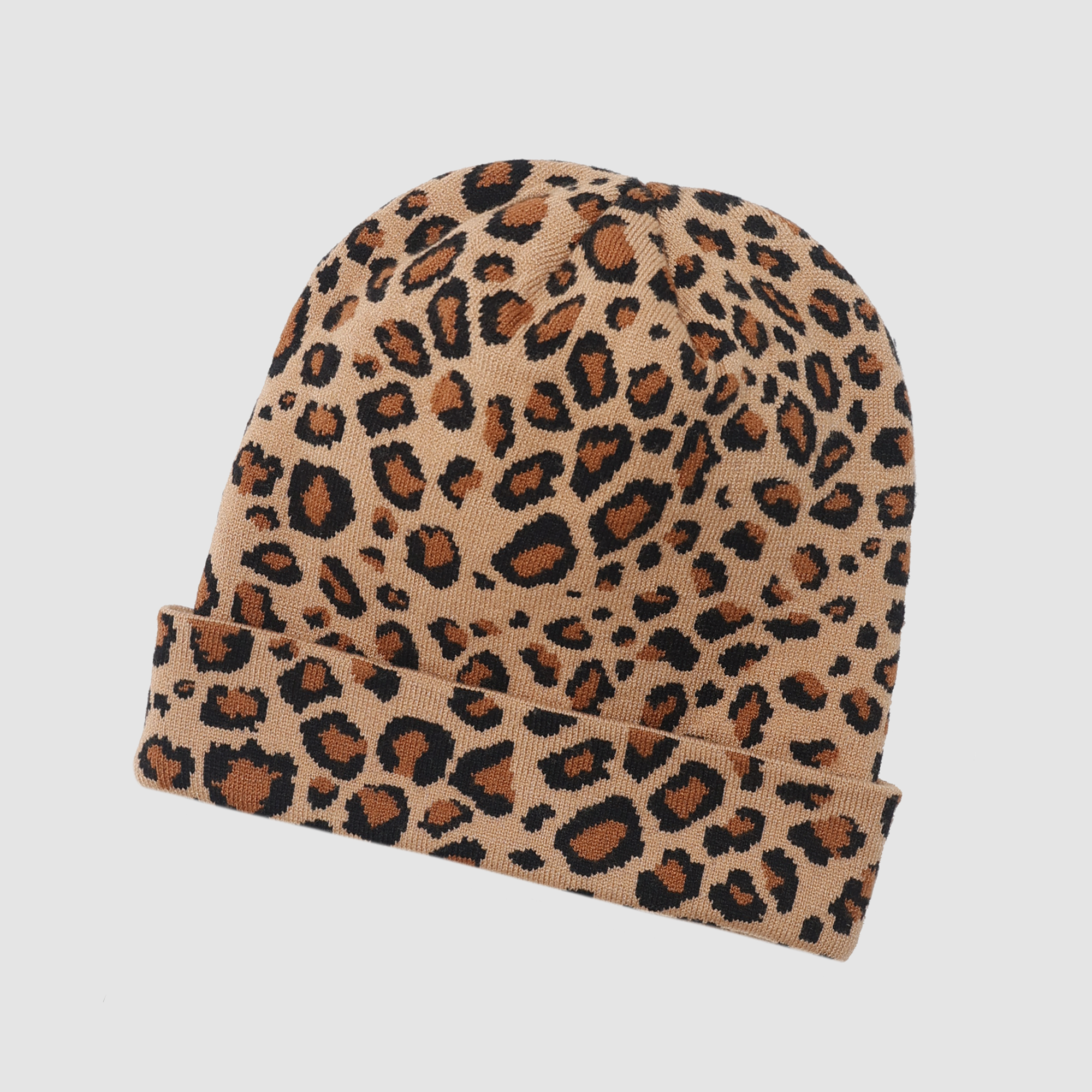 Leopard Print Beanie