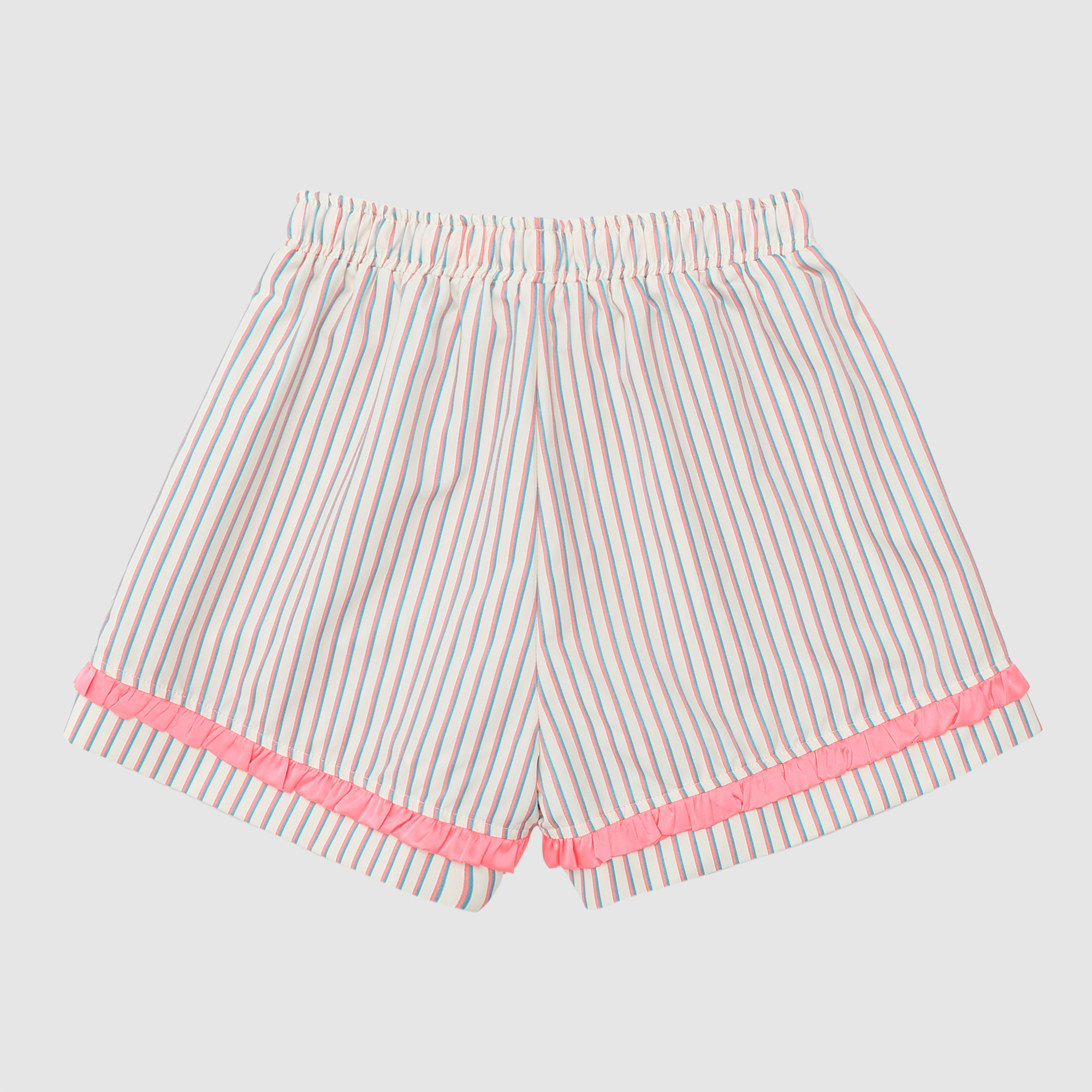 Lilia Satin Bow Stripe Pajama Set