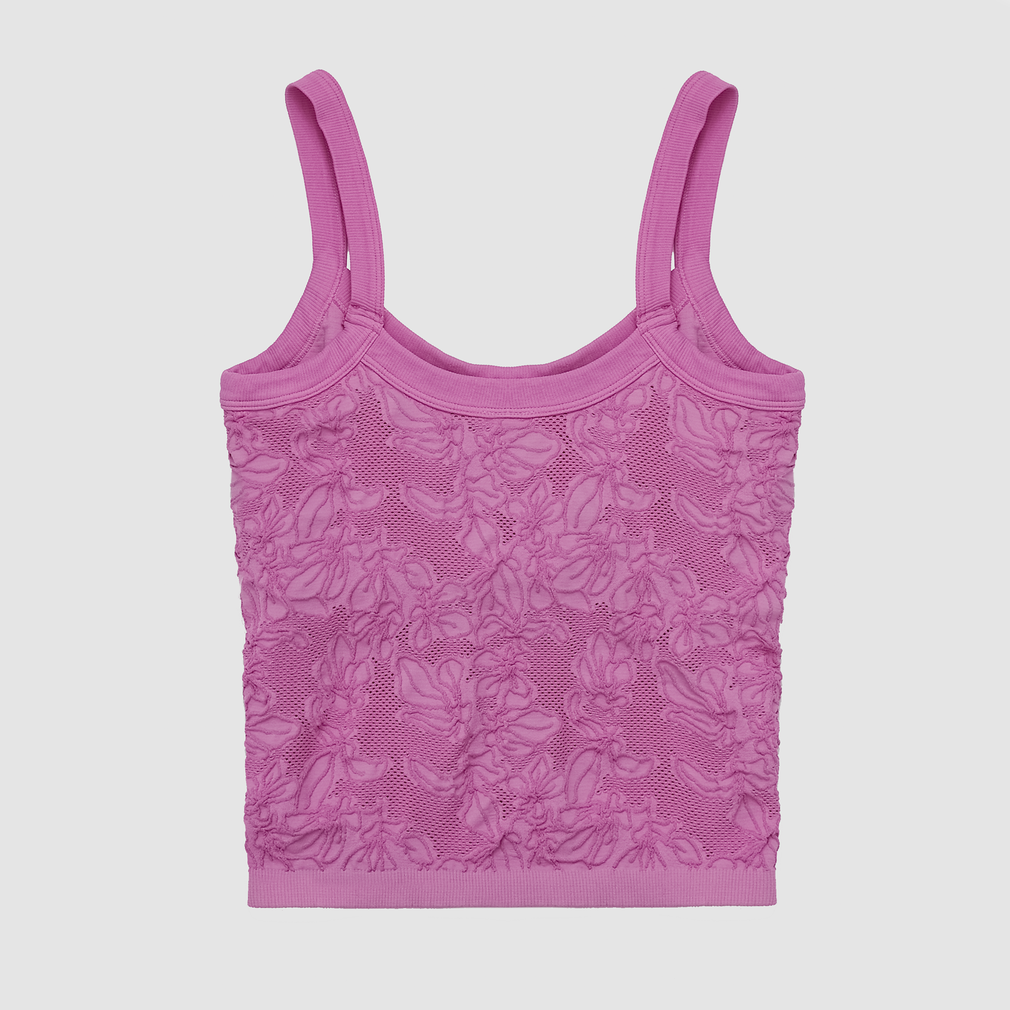 Lydia Floral Lace Tank in Crocus