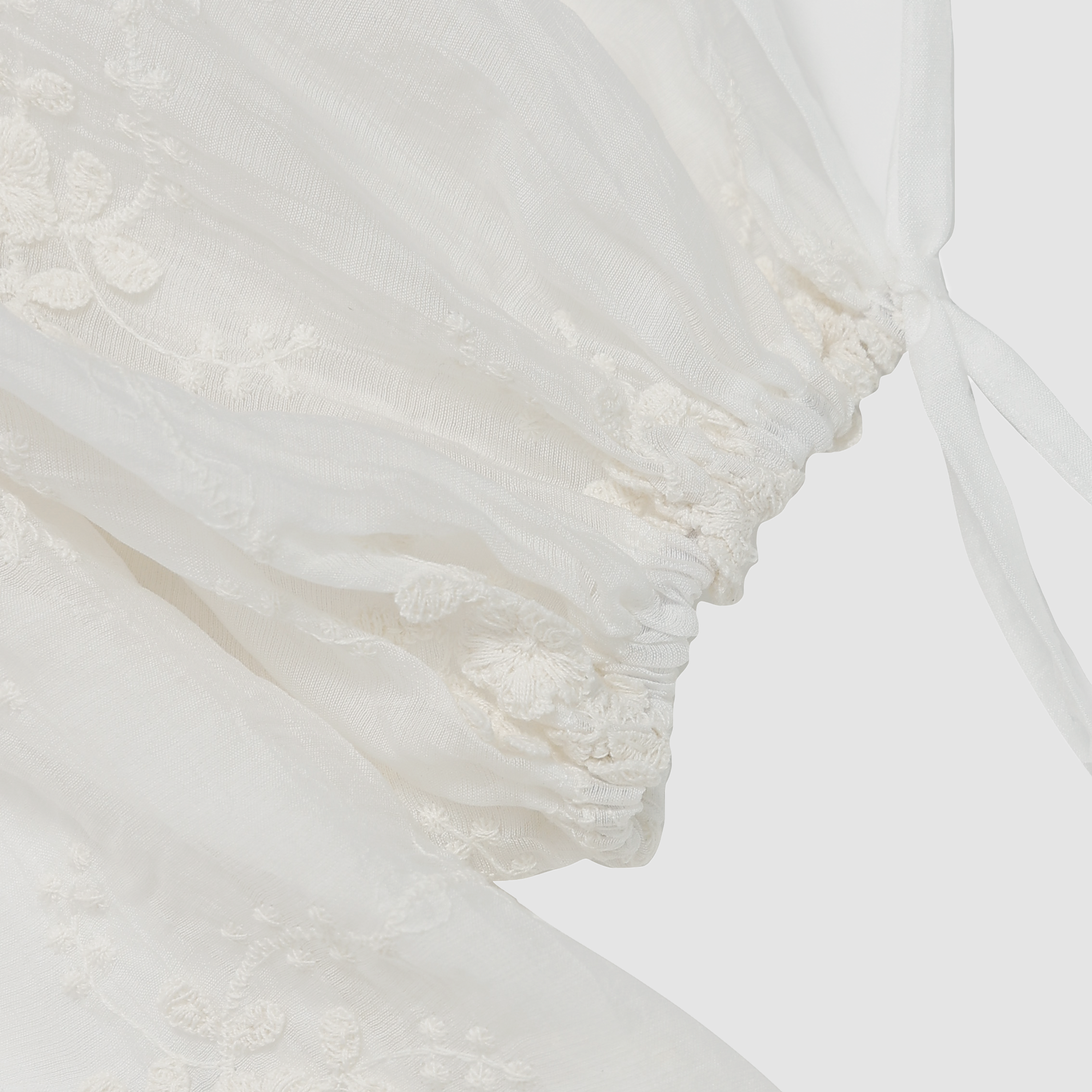 Lyla Embroidered Dress in Ivory