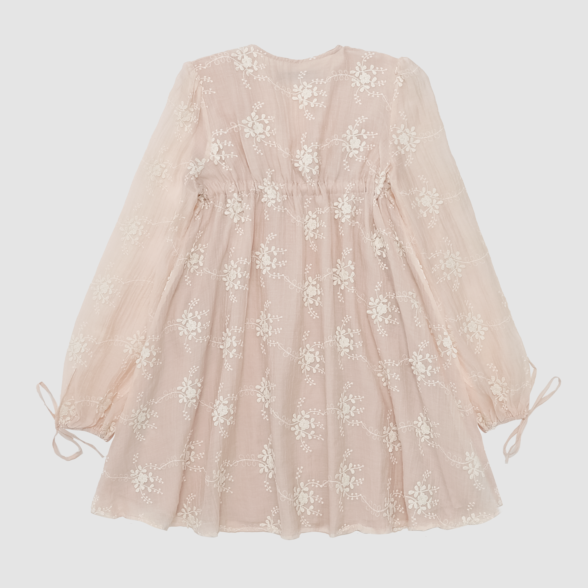 Lyla Embroidered Dress in Pink