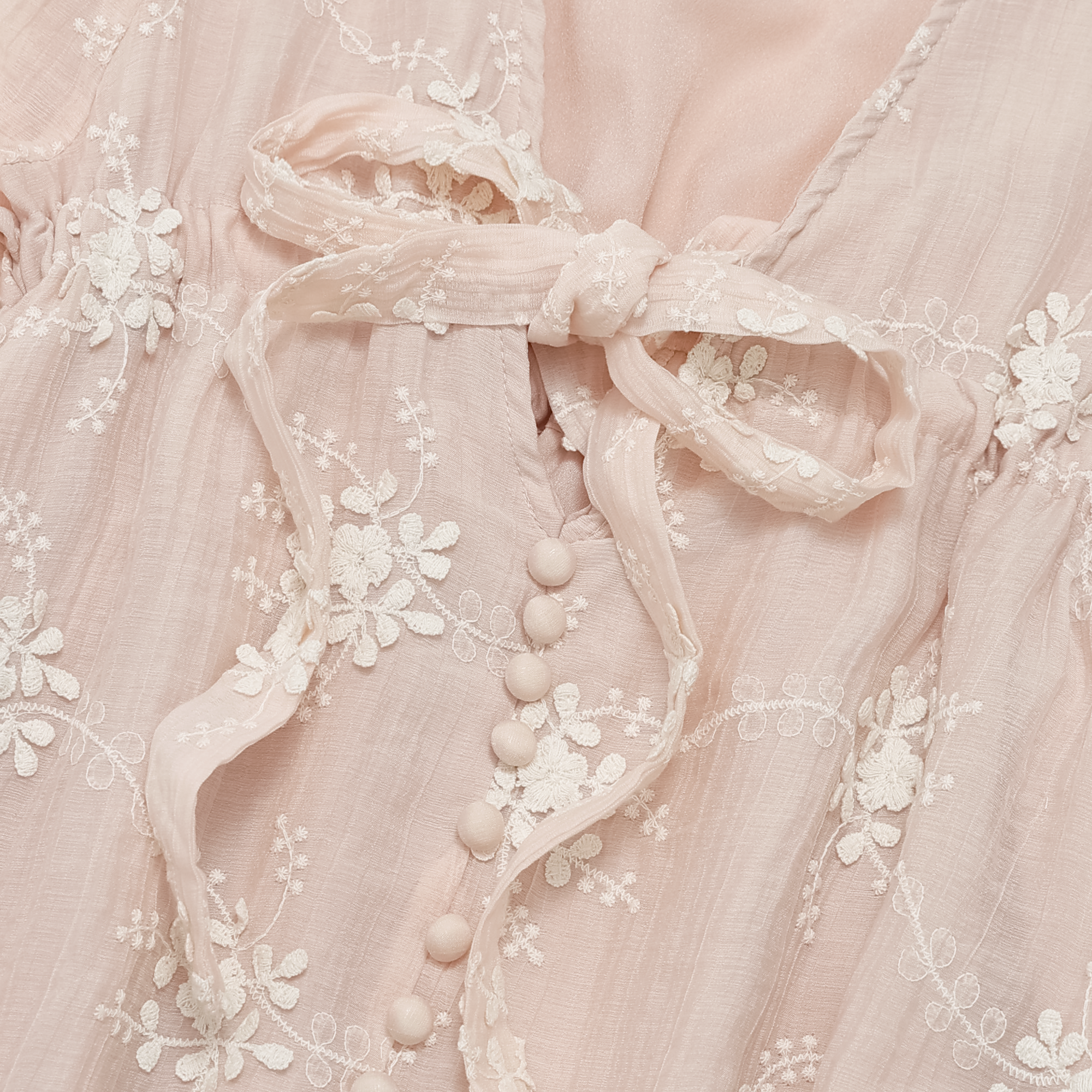 Lyla Embroidered Dress in Pink