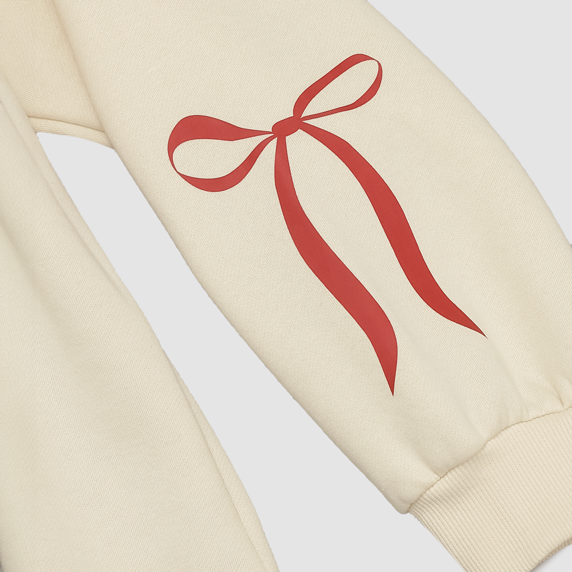 Macie Ribbon Bow Crewneck Sweatshirt