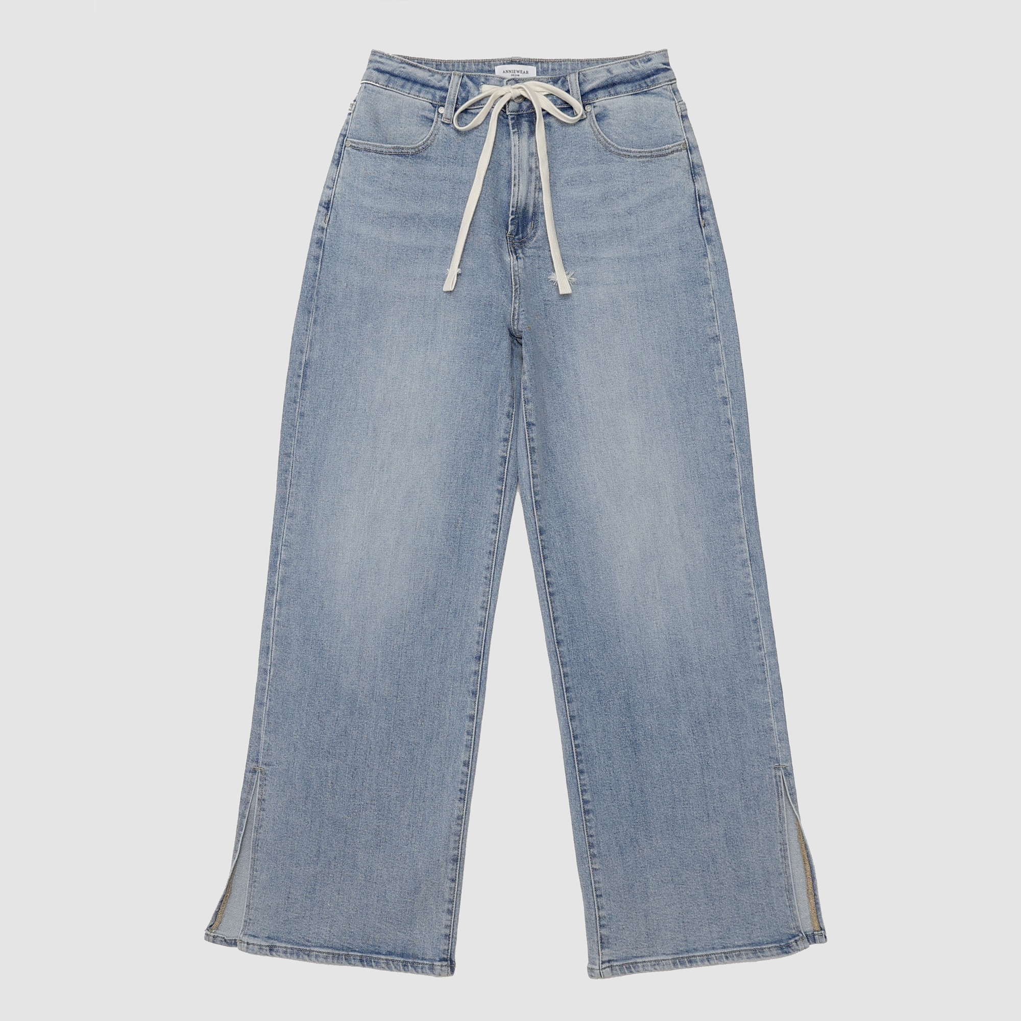Marie Wide Leg Tie Jeans