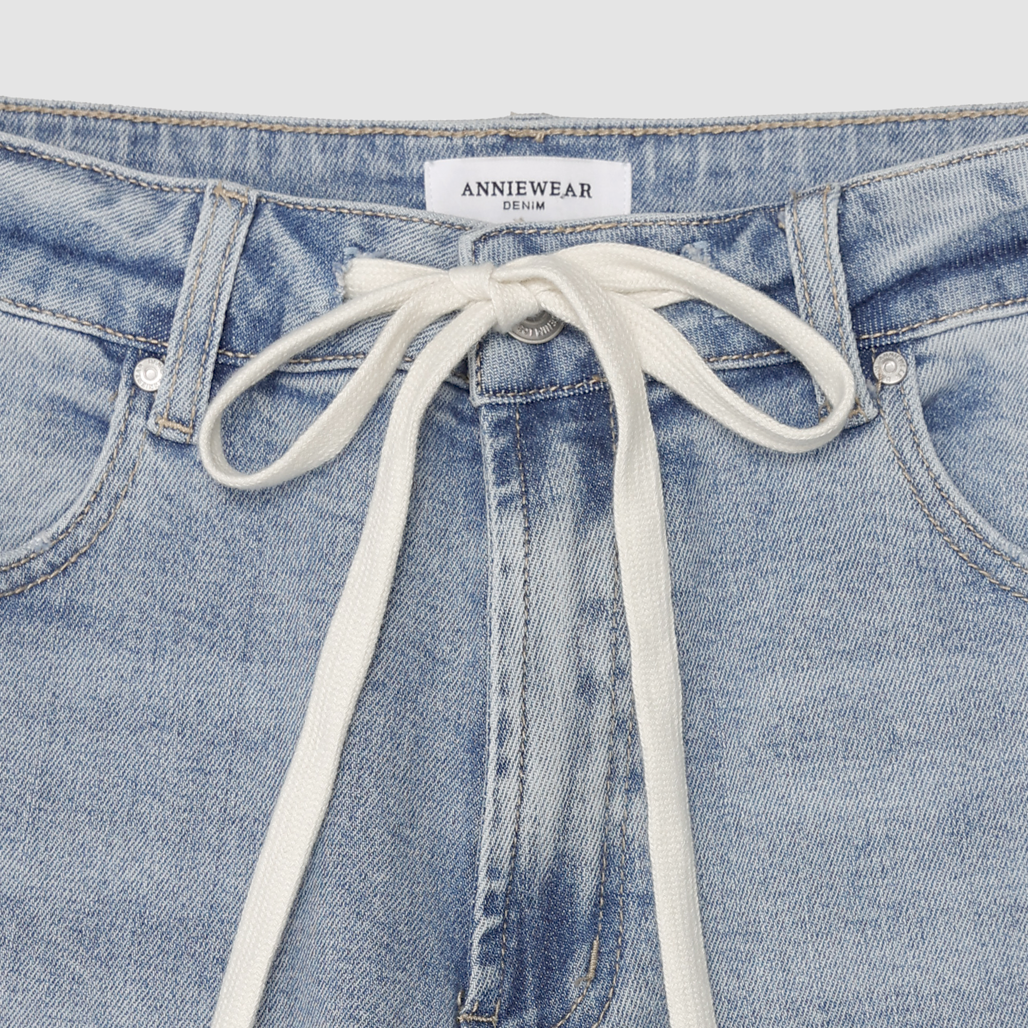 Marie Wide Leg Tie Jeans