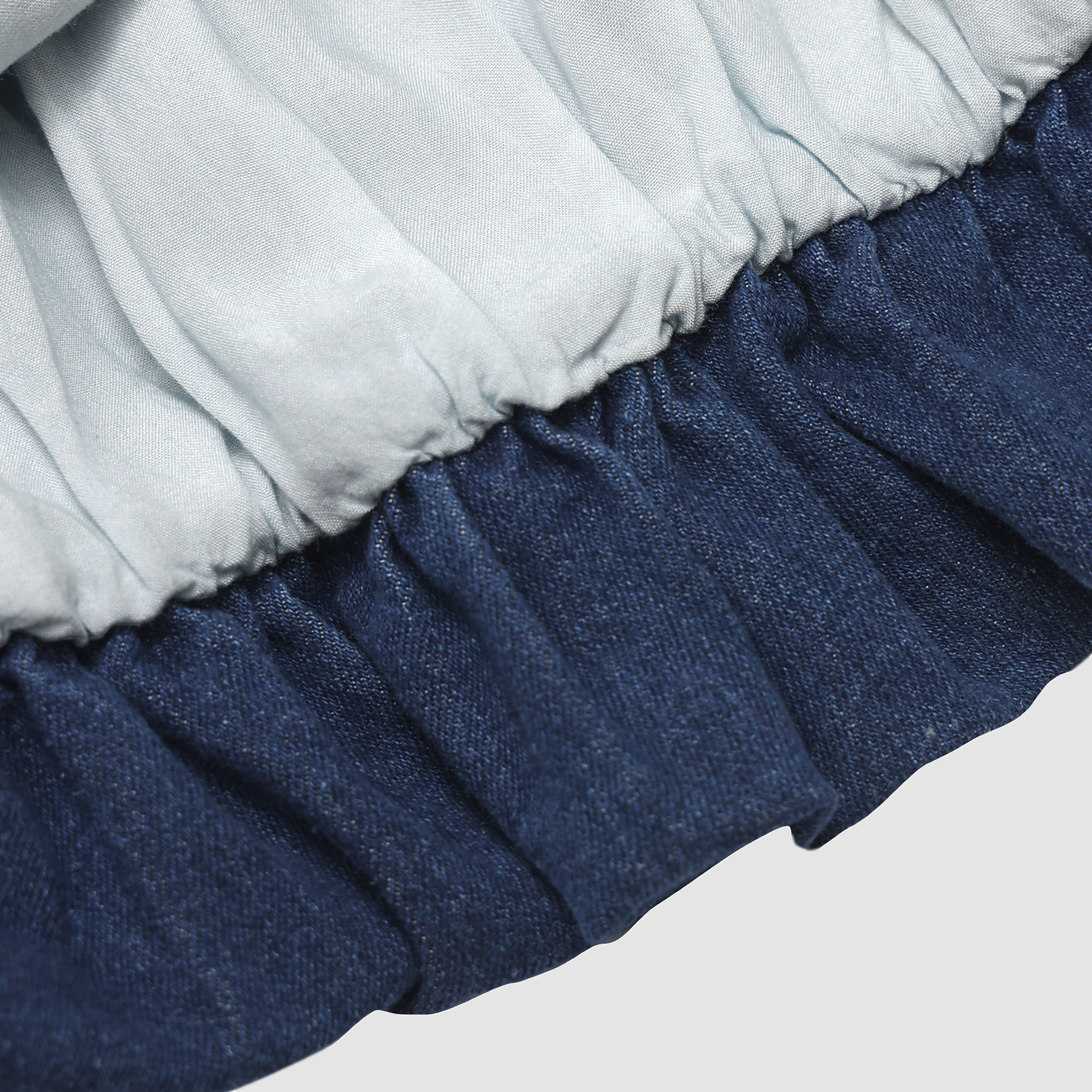 Maya Denim Bubble Mini Skirt