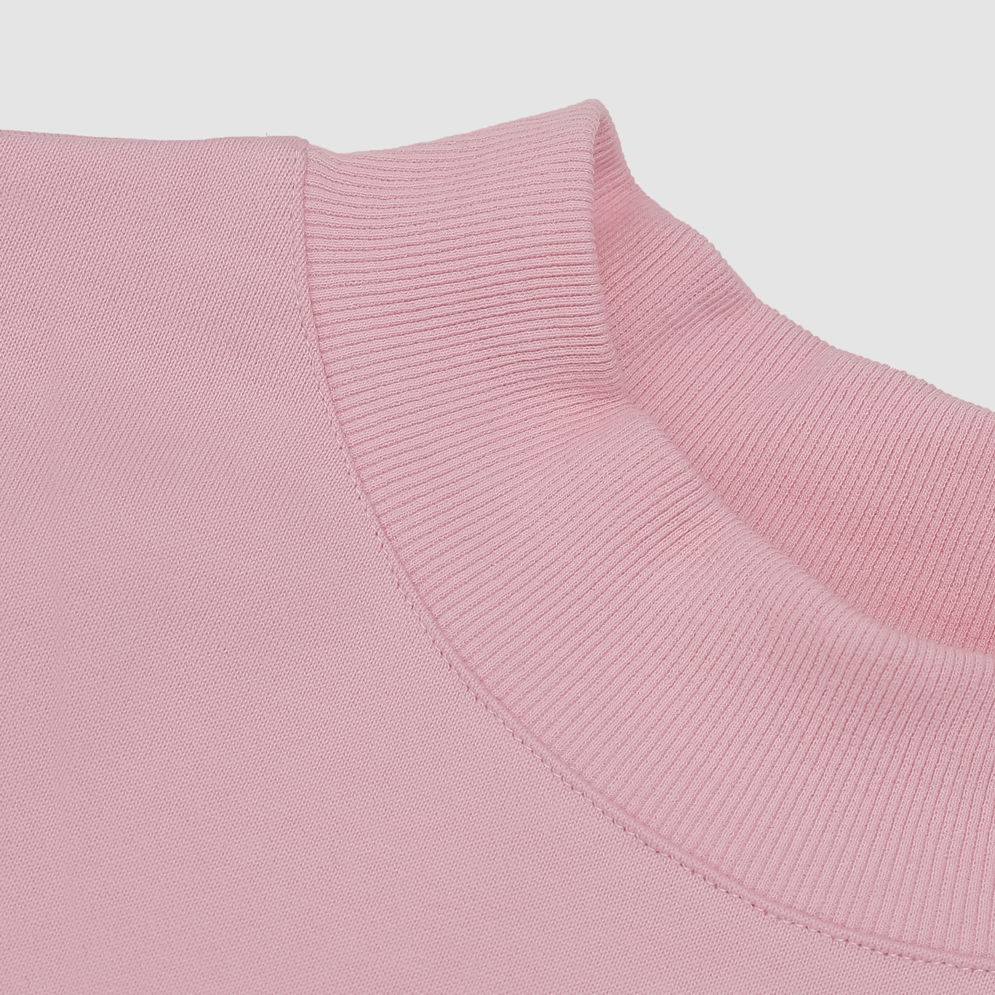 Mockneck Sunkissed Varsity Embroidered Sweatshirt in Lottie Pink
