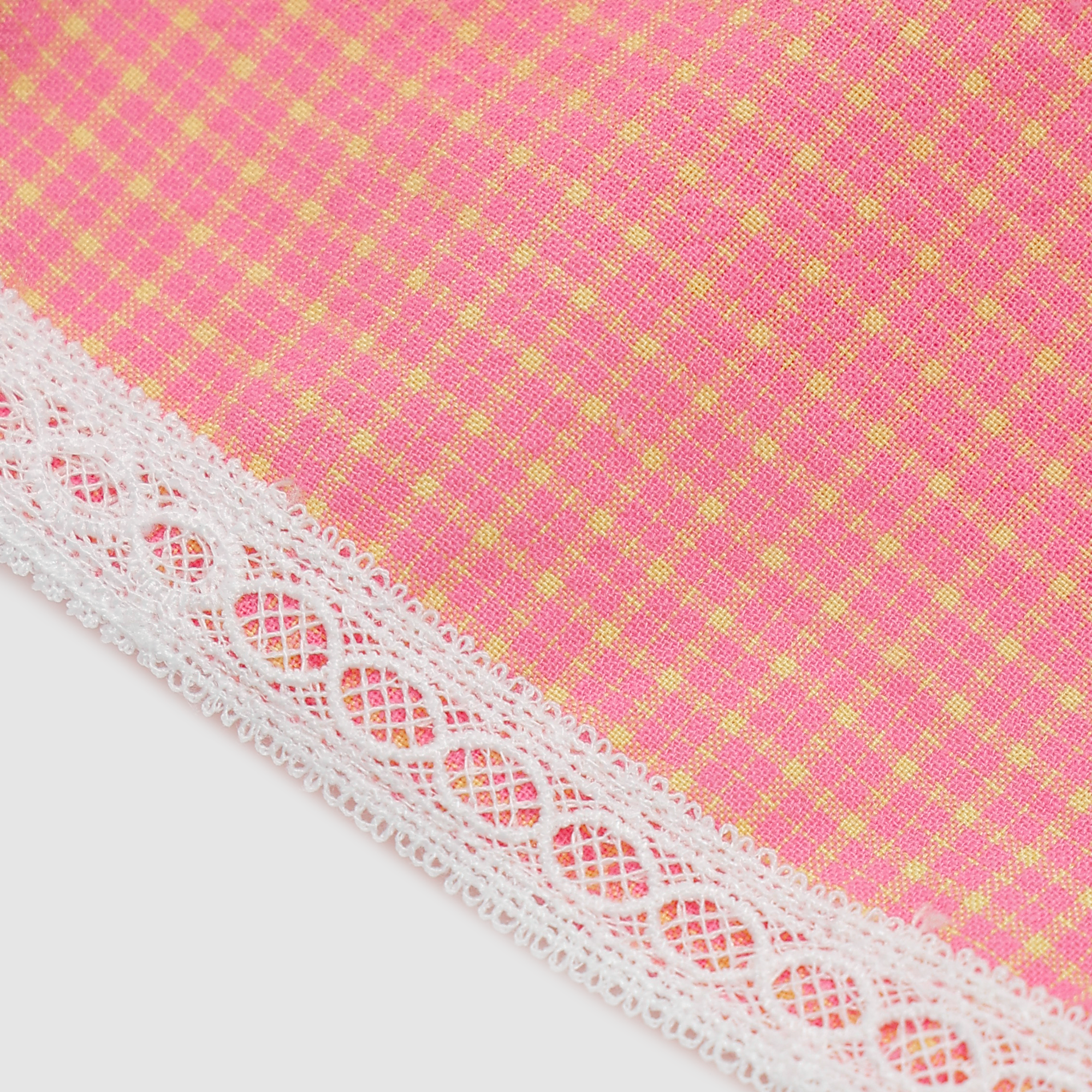 Penelope Gingham Lace Tank