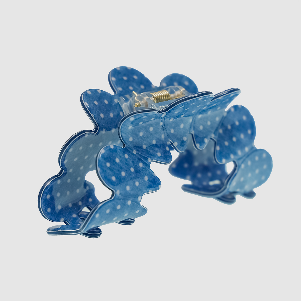 Polka Dot Scalloped Claw Clip – Sixteen display picture 1