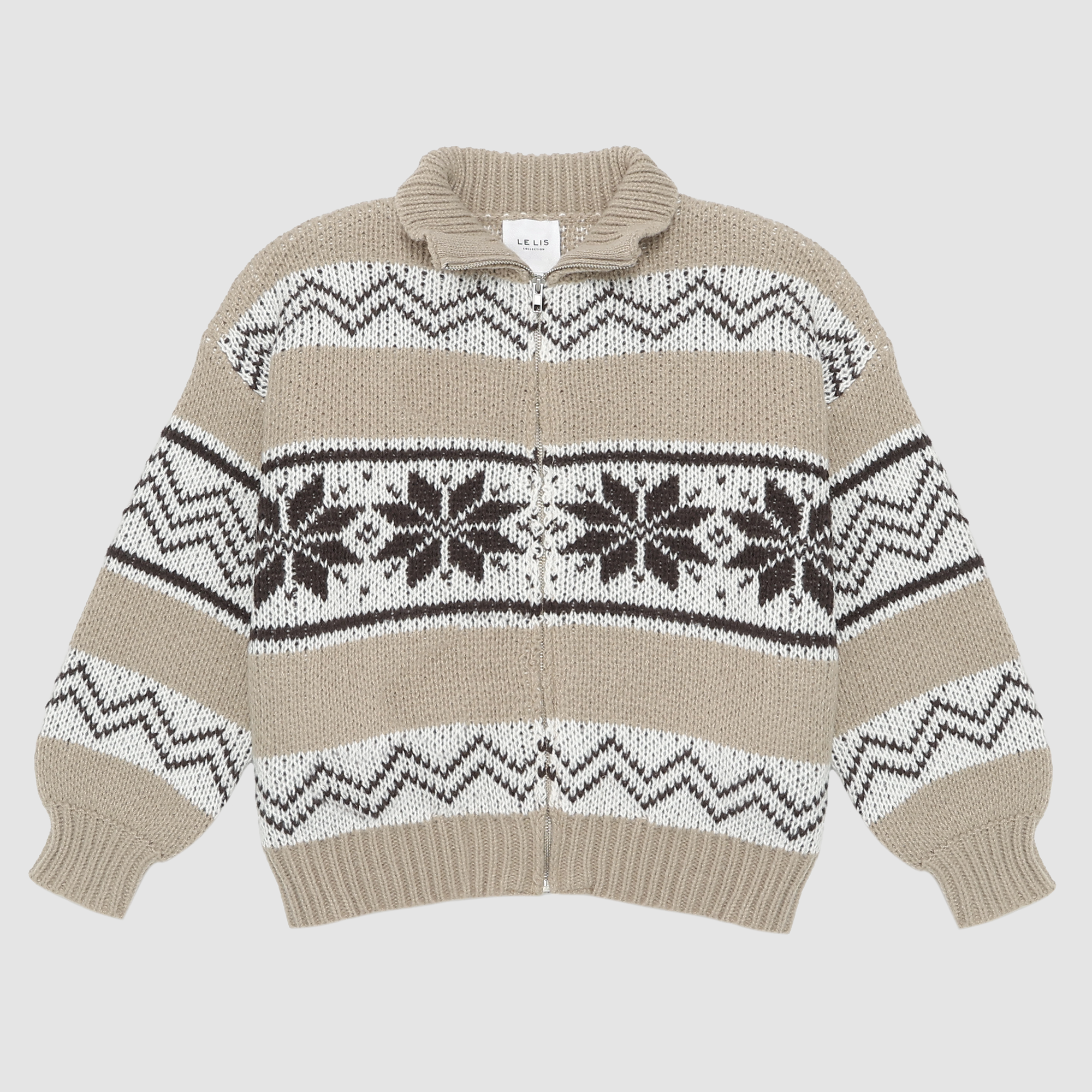 Raya Chevron Cardigan Jacket