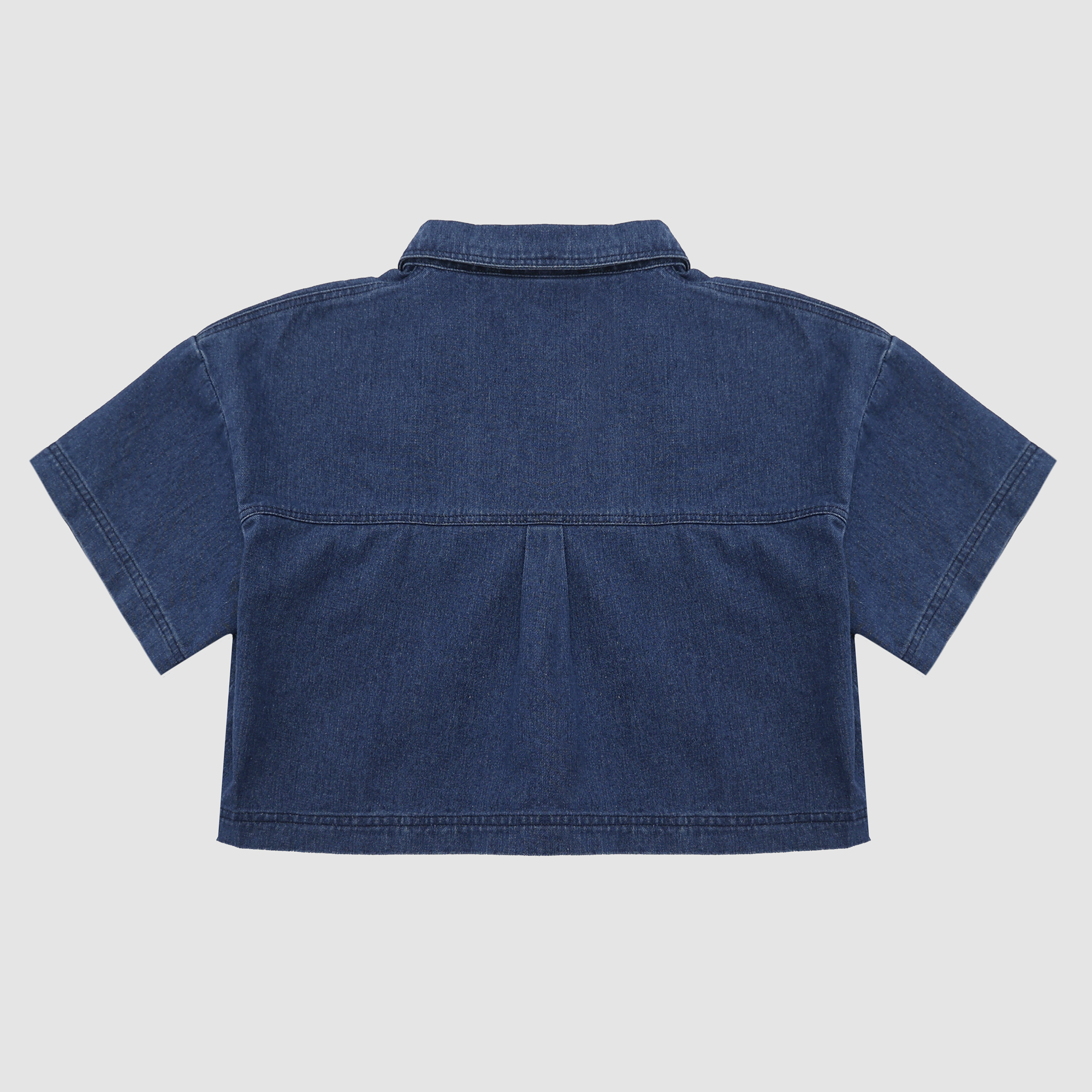 Renée Cropped Denim Top