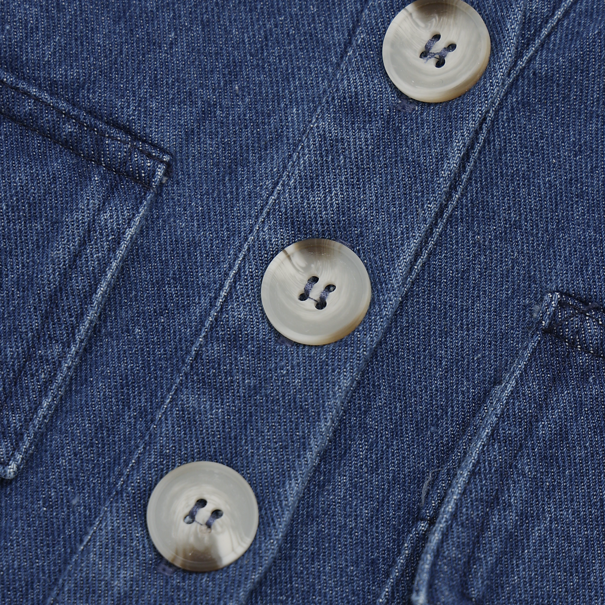 Renée Cropped Denim Top