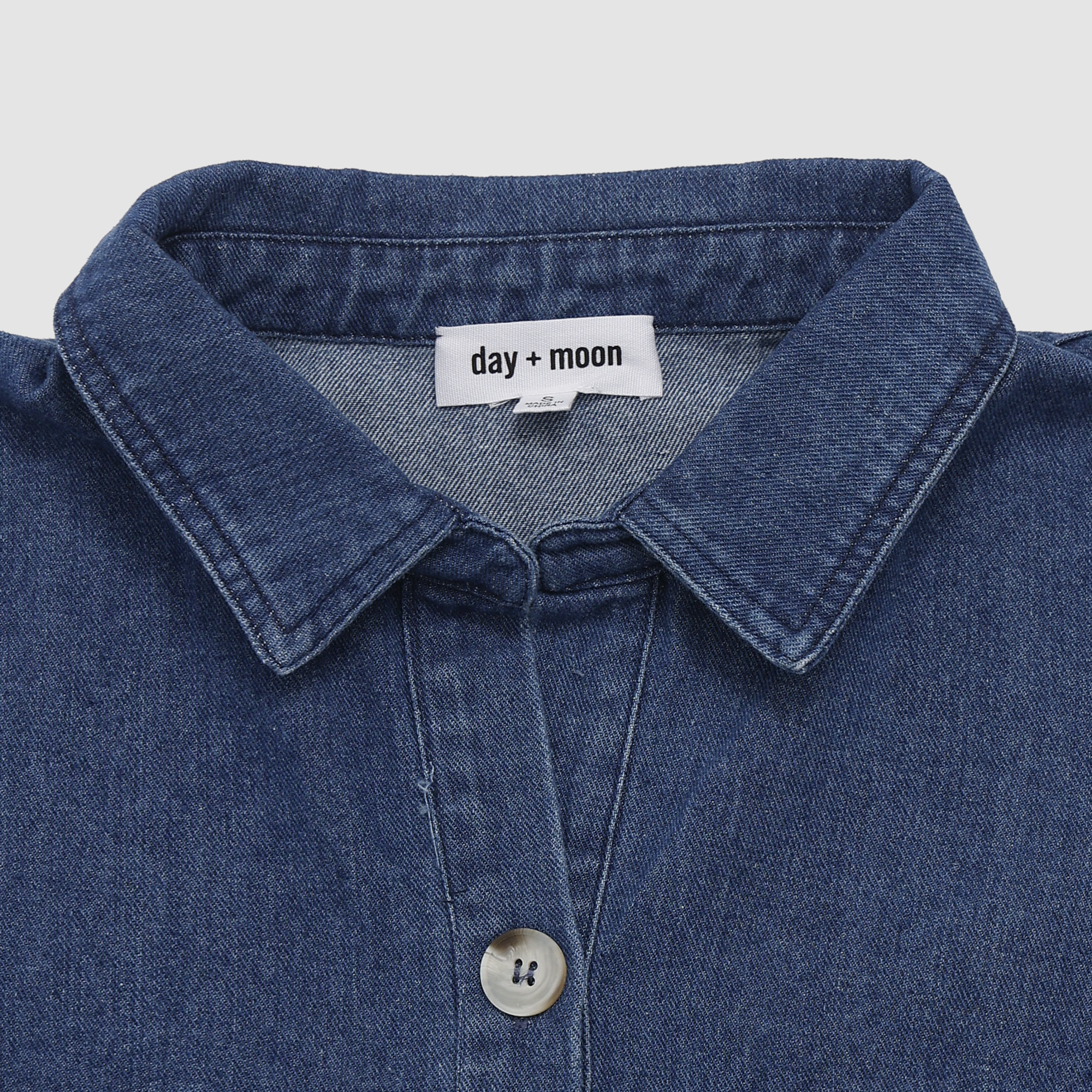 Renée Cropped Denim Top