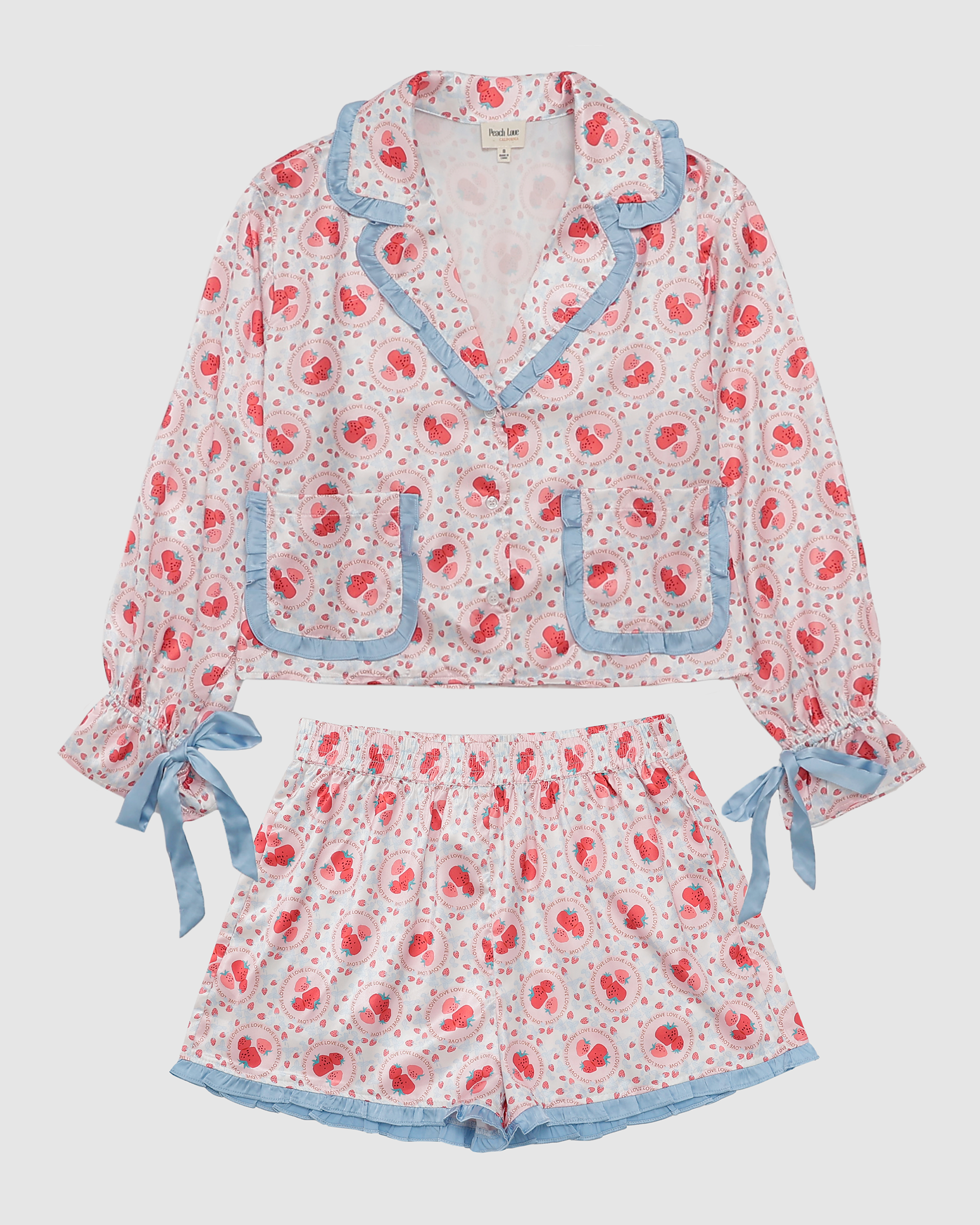 Strawberry Love Pajama Set