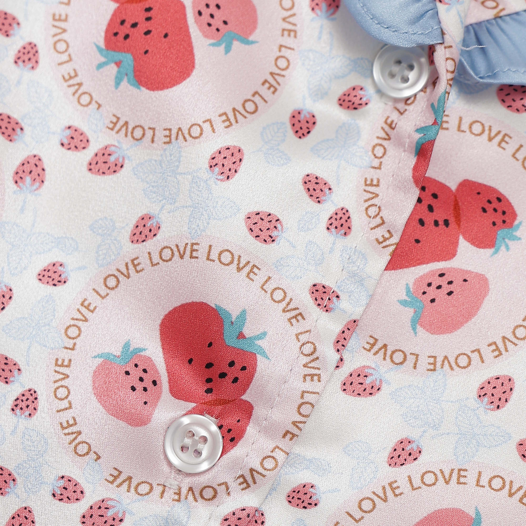 Strawberry Love Pajama Set