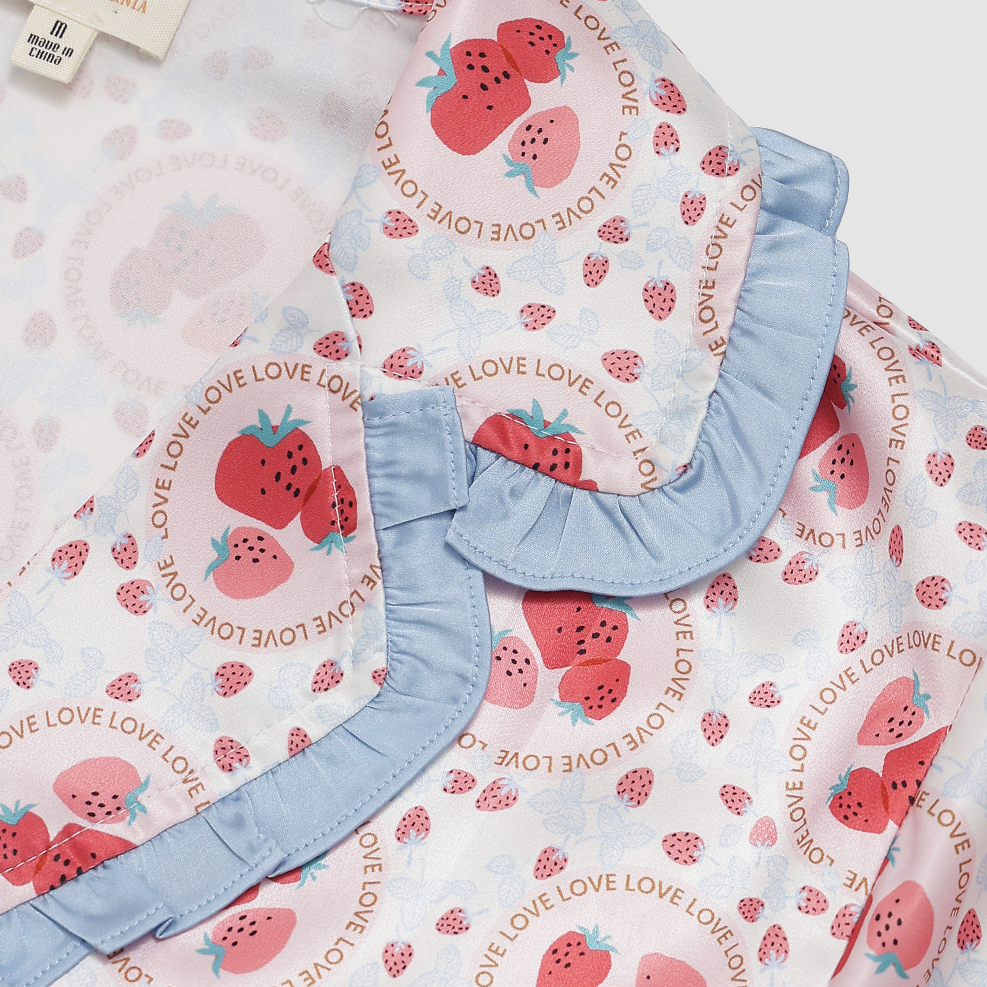 Strawberry Love Pajama Set