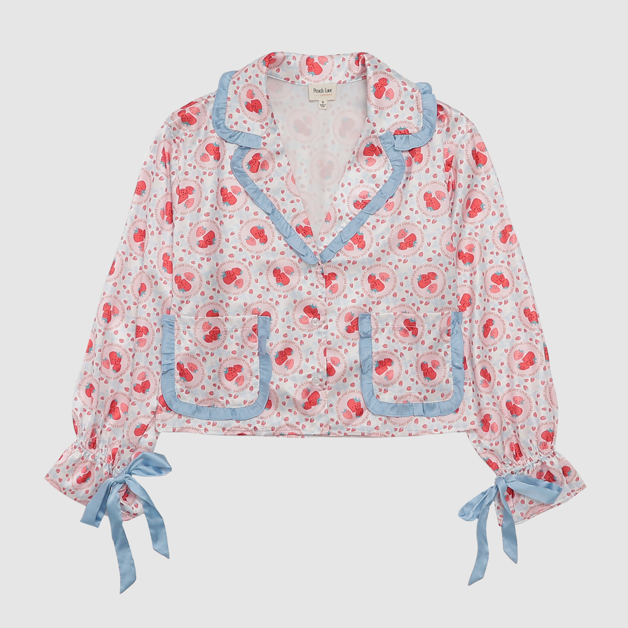 Strawberry Love Pajama Set