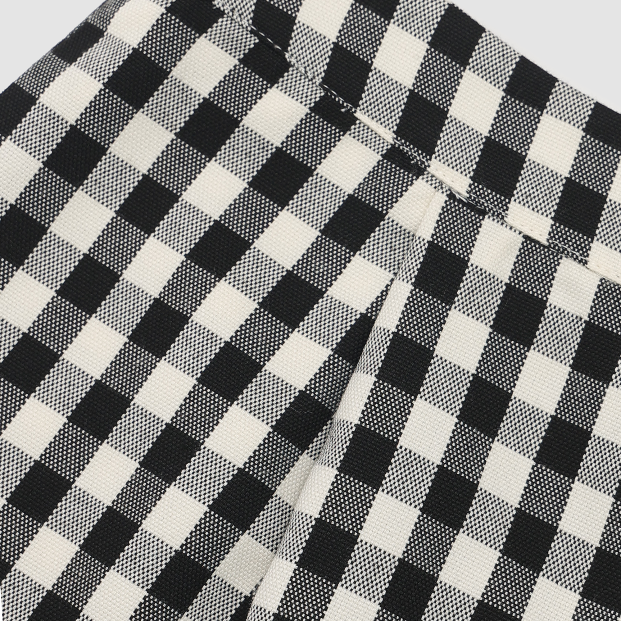 Taylee Gingham Shorts in Black