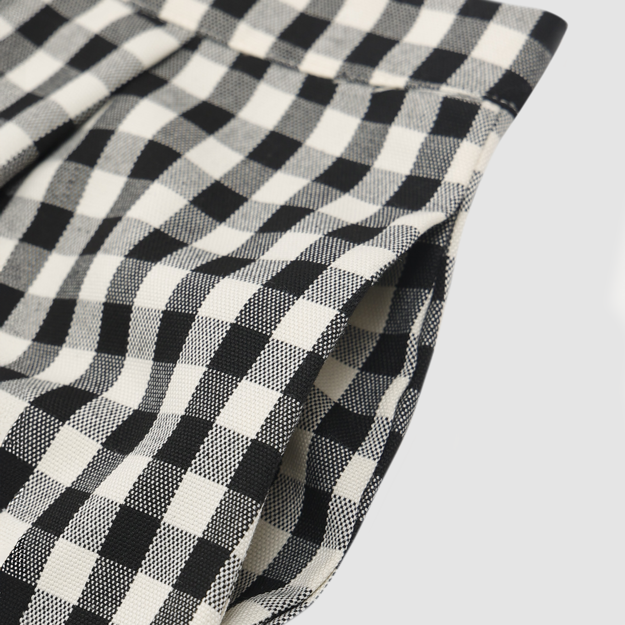 Taylee Gingham Shorts in Black