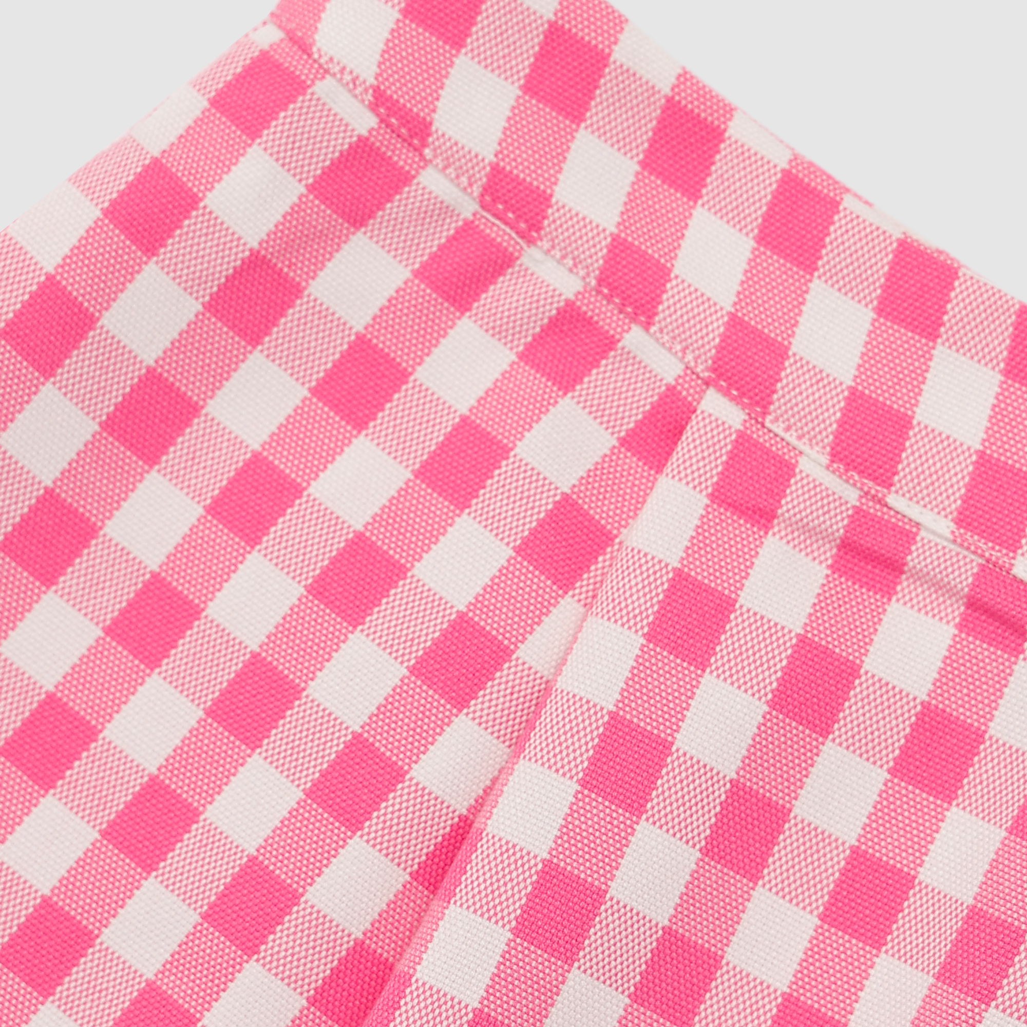Taylee Gingham Shorts in Hot Pink