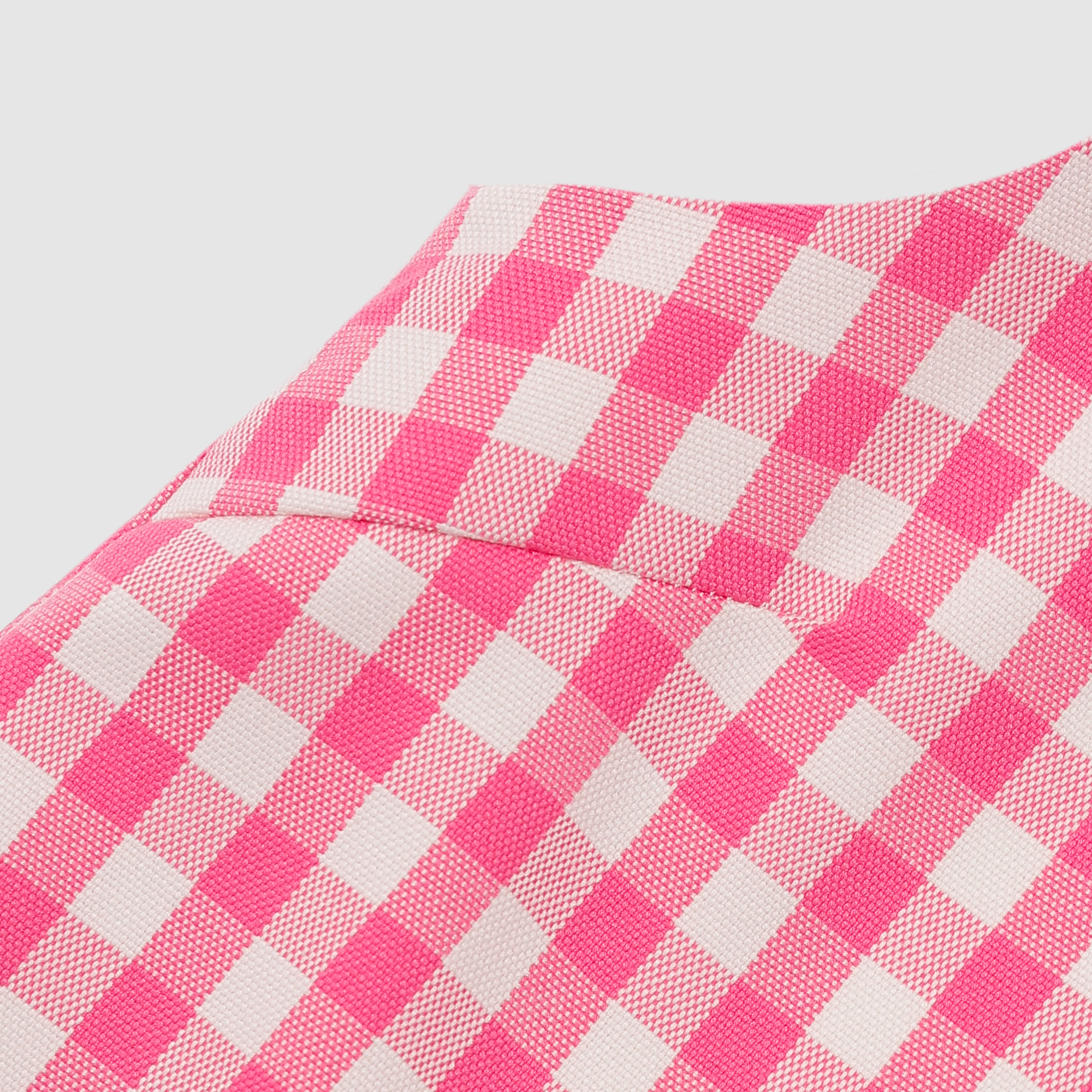 Taylee Gingham Tank in Hot Pink