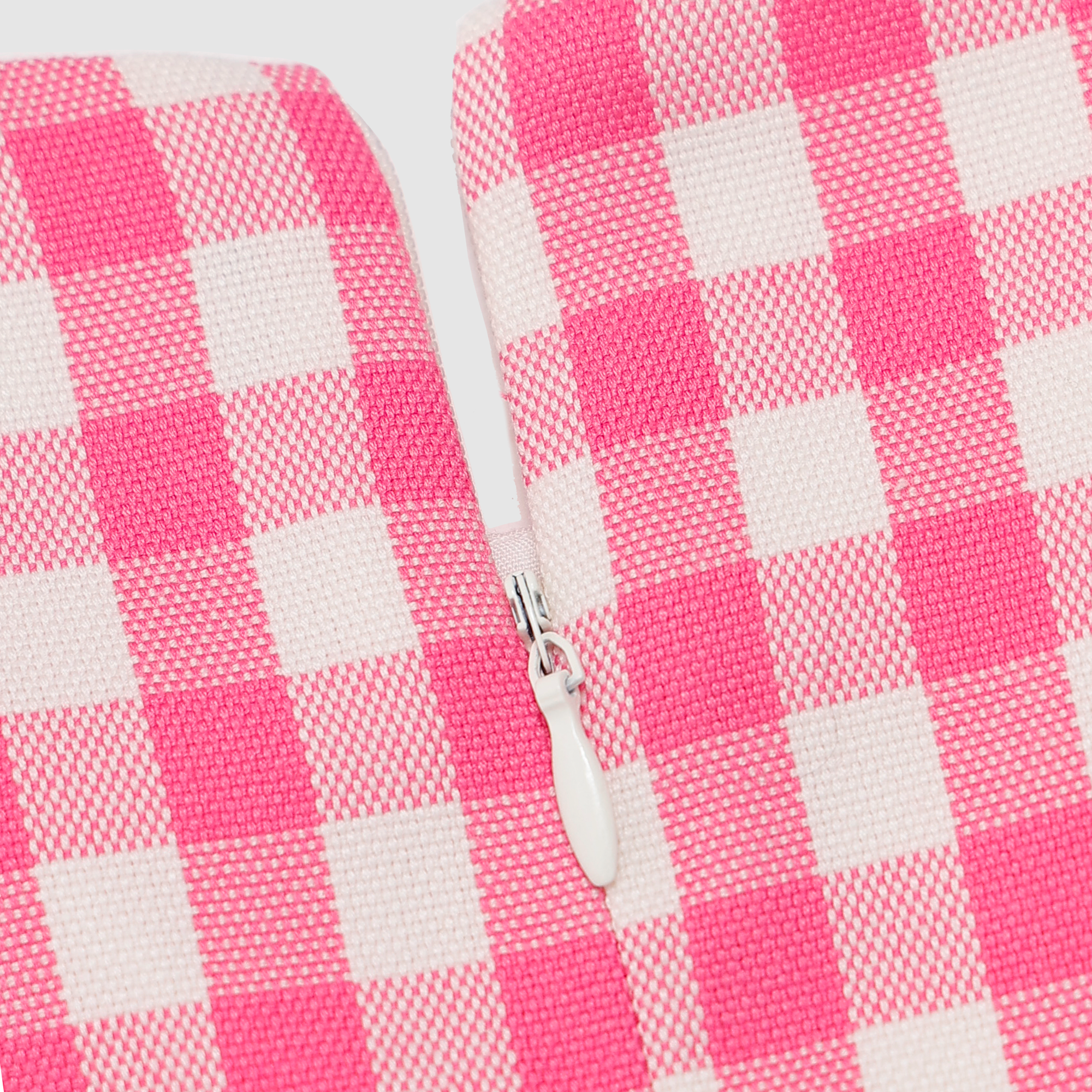 Taylee Gingham Tank in Hot Pink