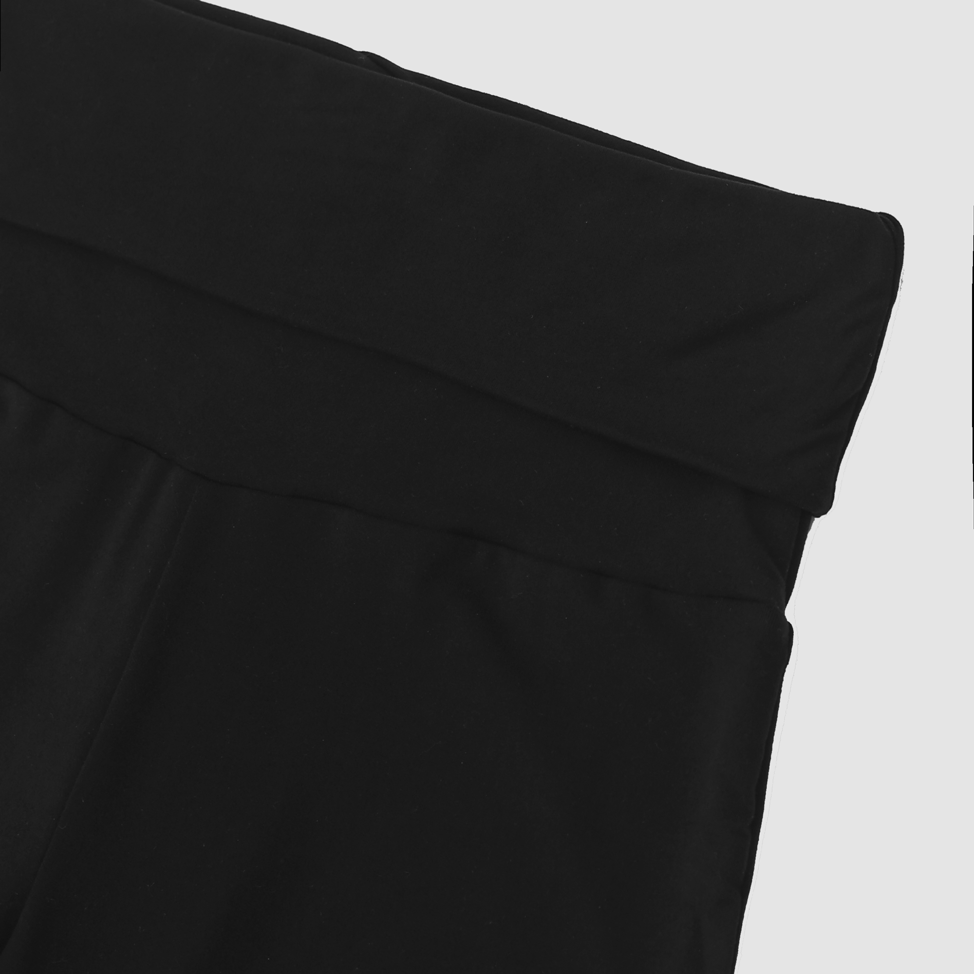 Tori Foldover Flare Leggings in Black