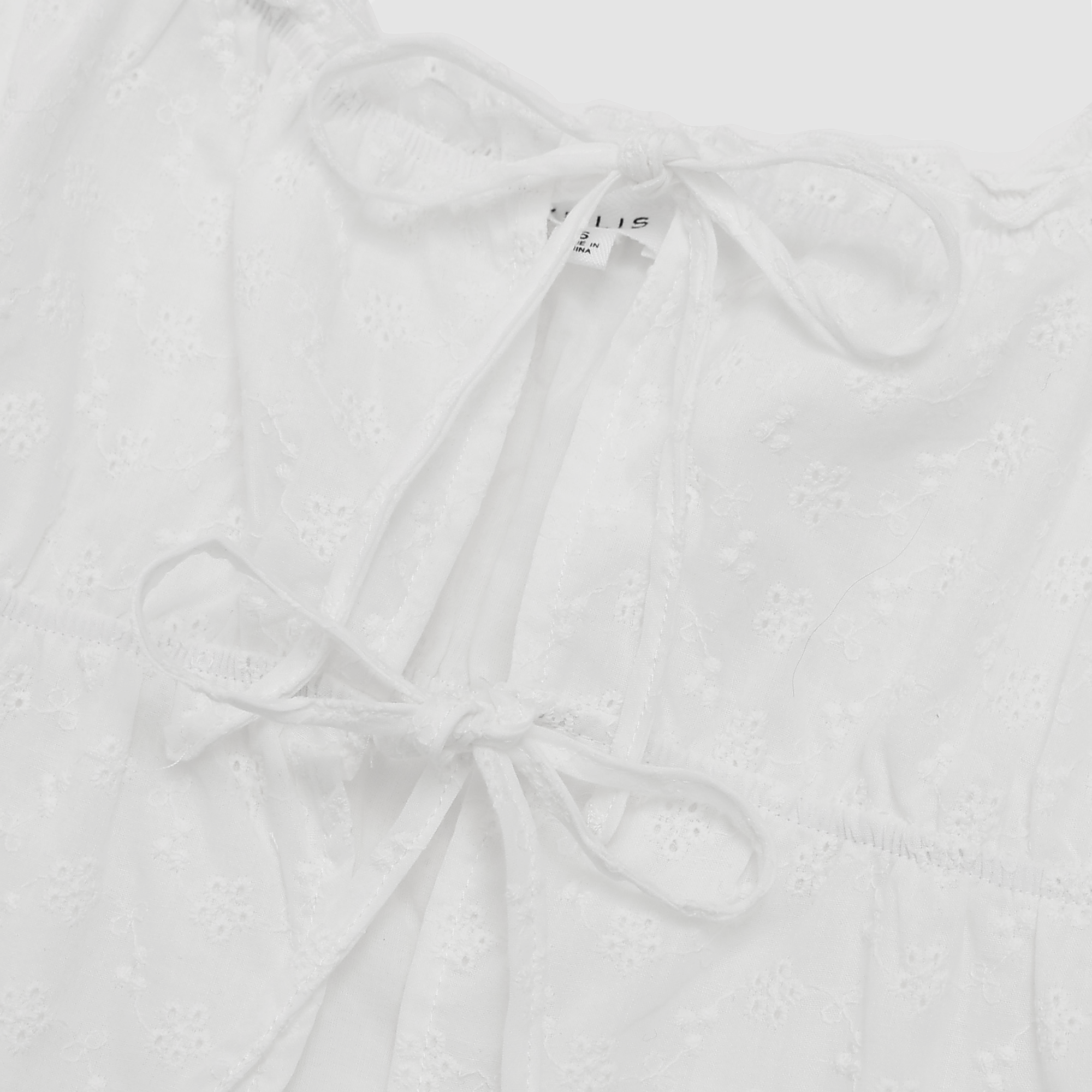 Tylie Eyelet Cap Sleeve Blouse