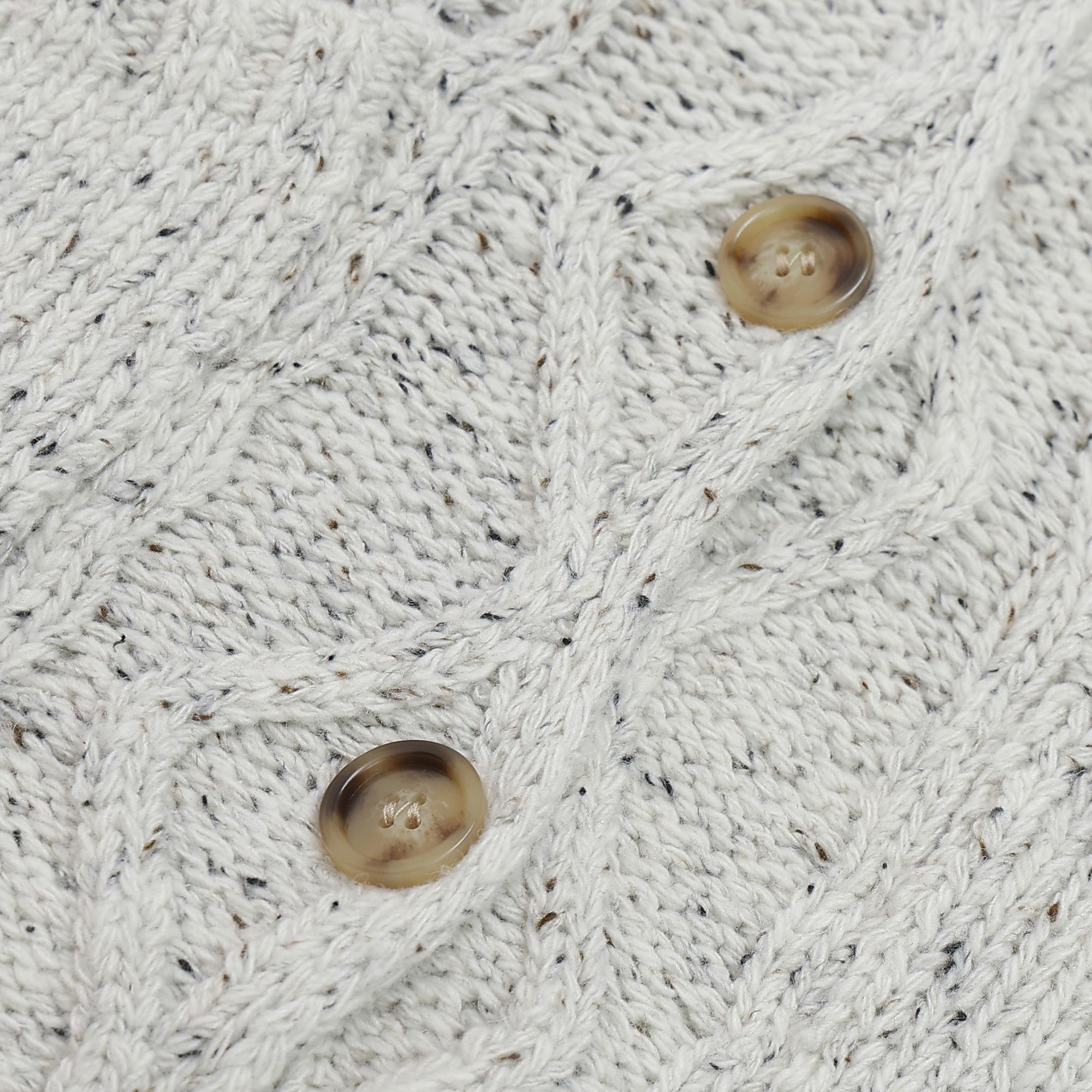 Wren Cable Knit Collared Cardigan