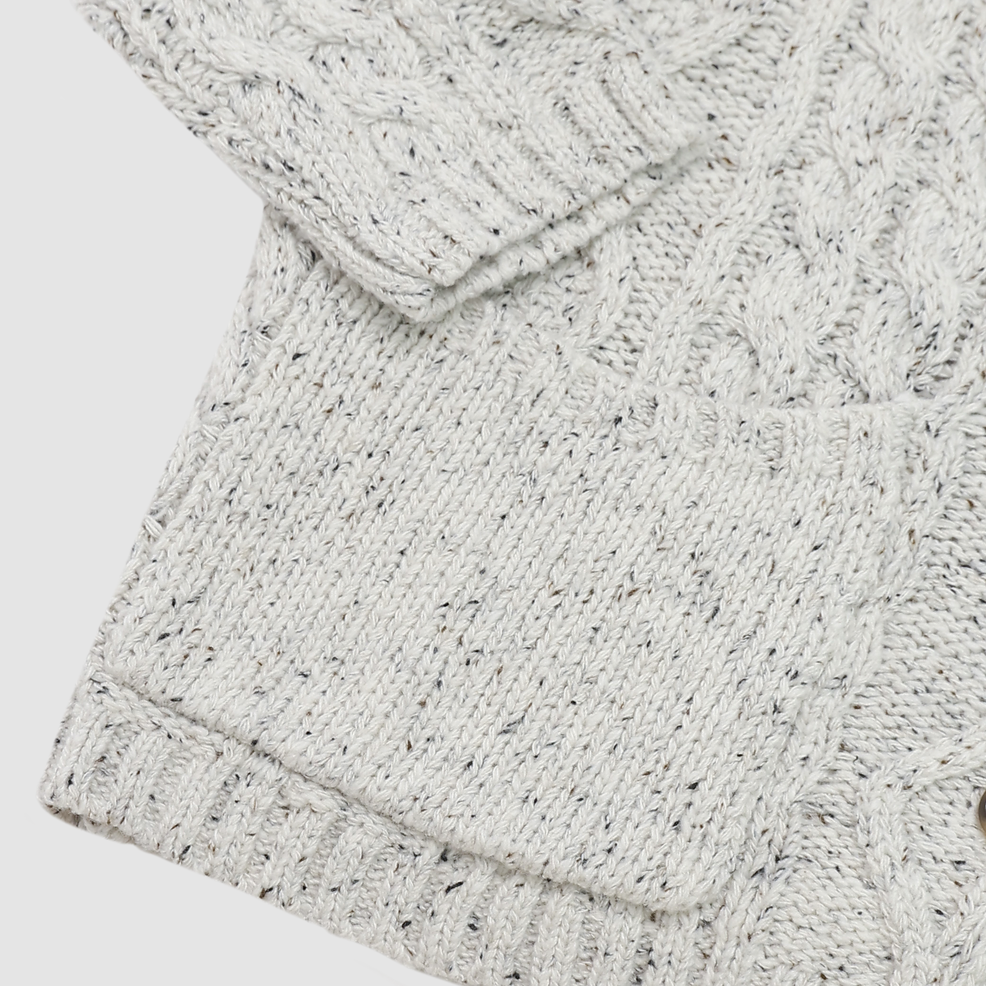 Wren Cable Knit Collared Cardigan