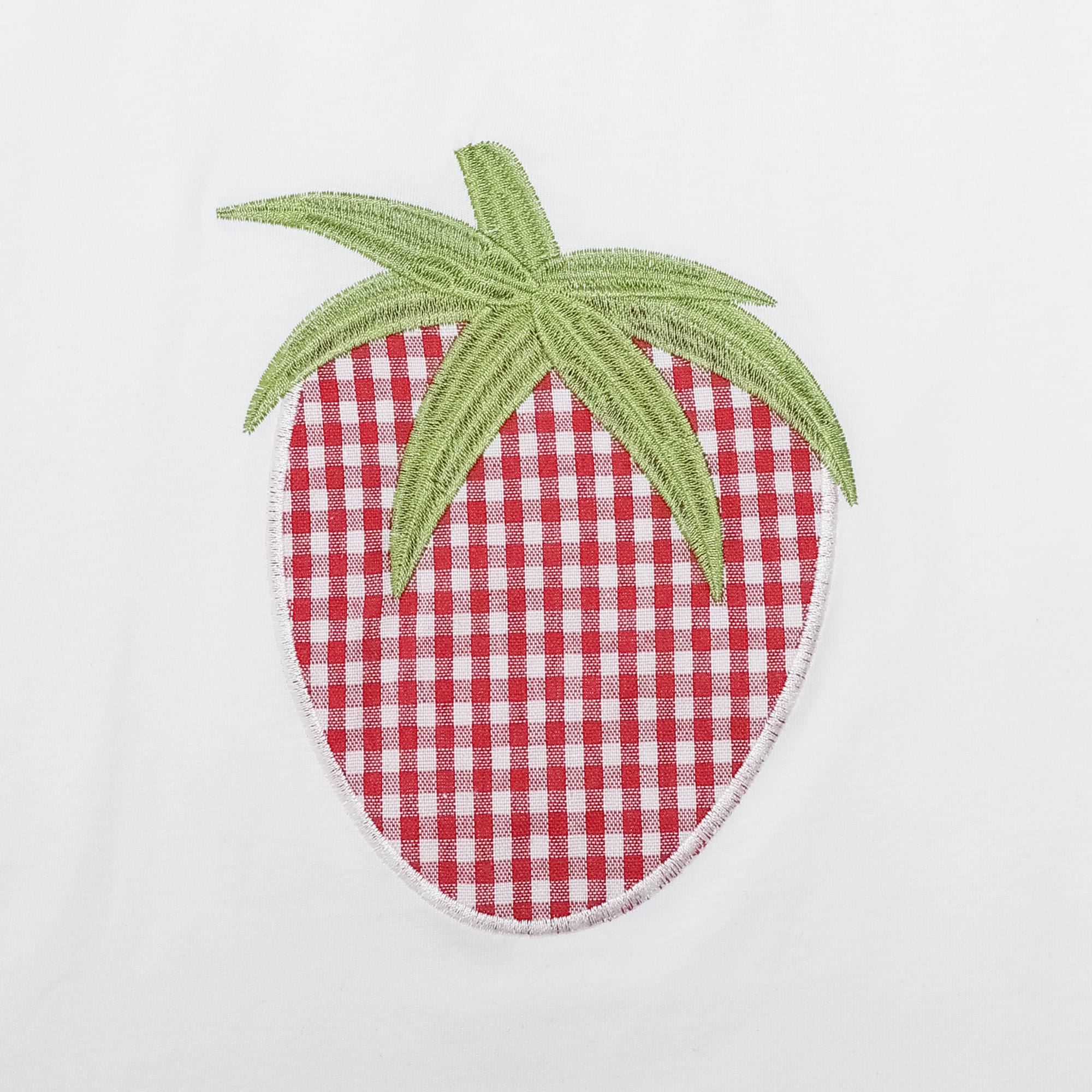 Matilda Gingham Strawberry Tee