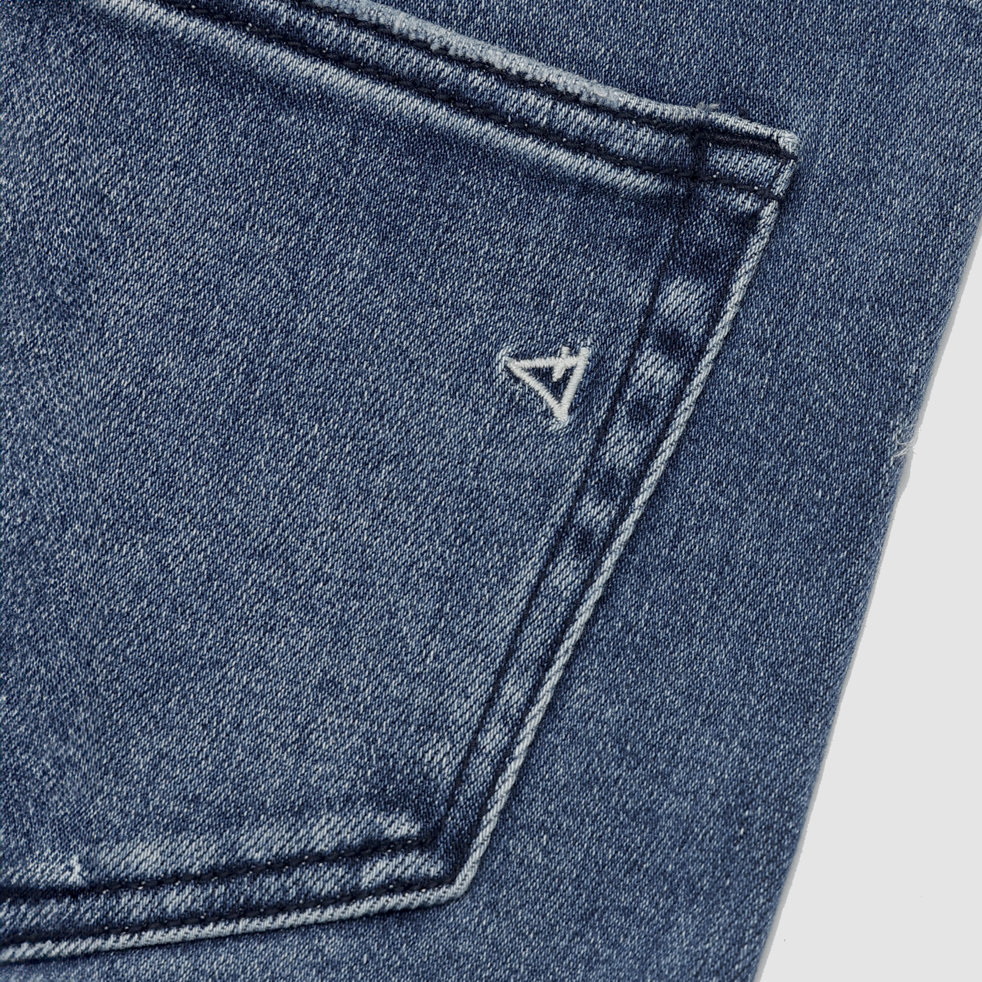 Logan Straight Leg Ripped Jeans