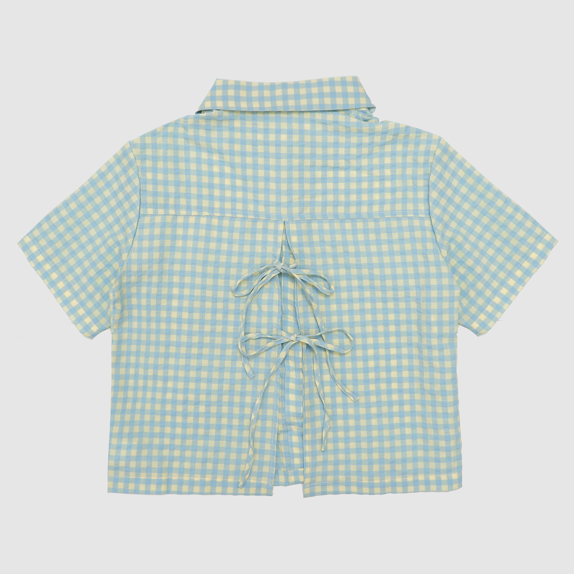 Maggie Cropped Button Up Top