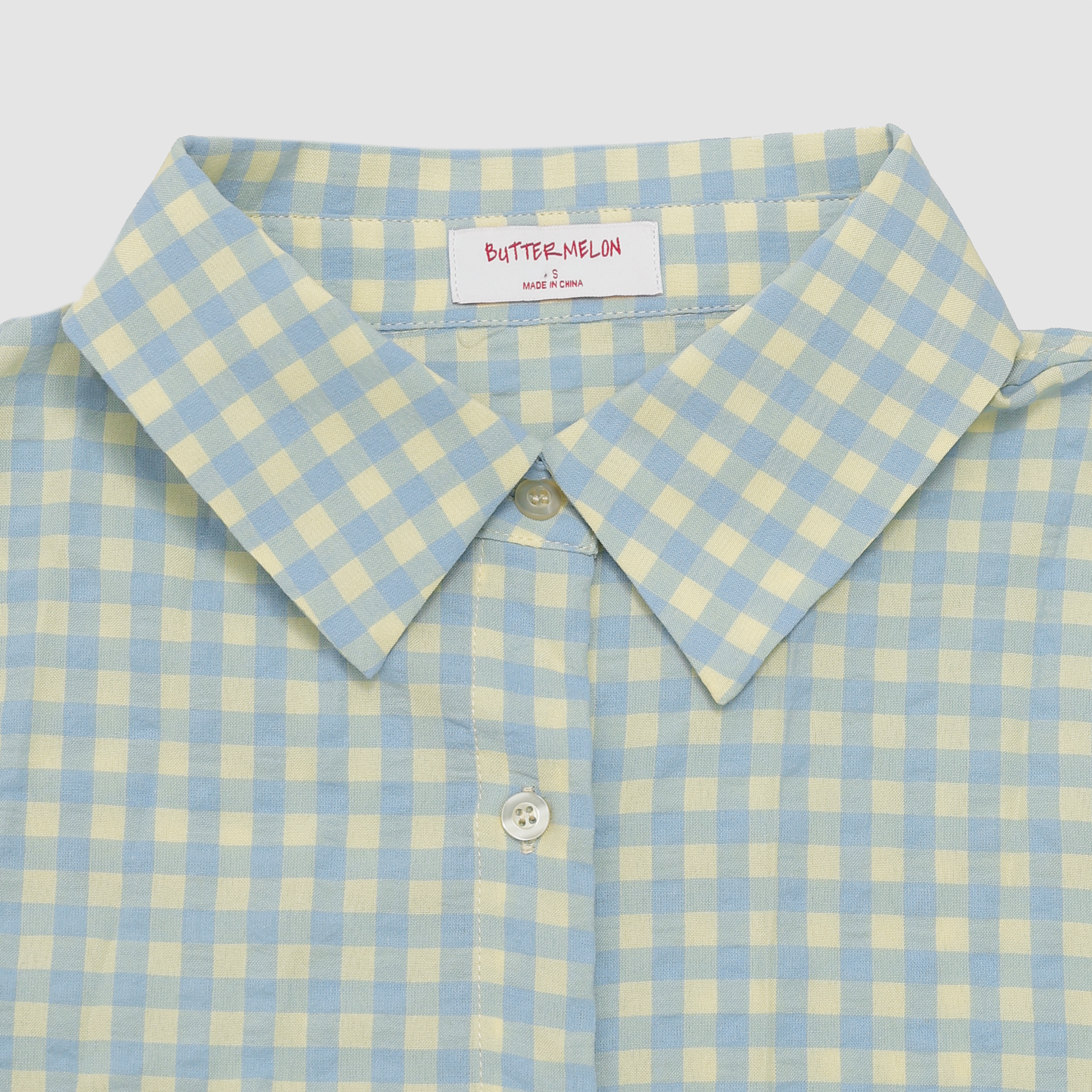 Maggie Cropped Button Up Top