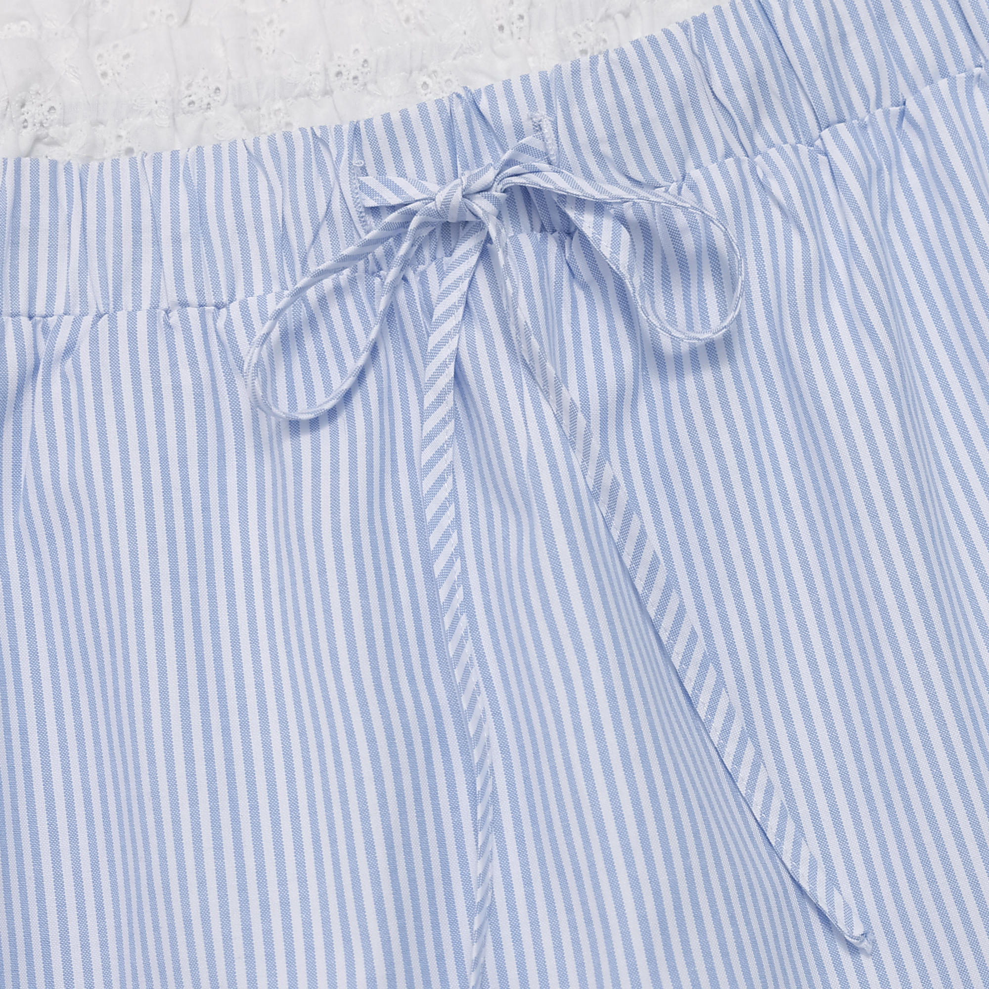 Maisie Ruffle Pinstripe Skirt