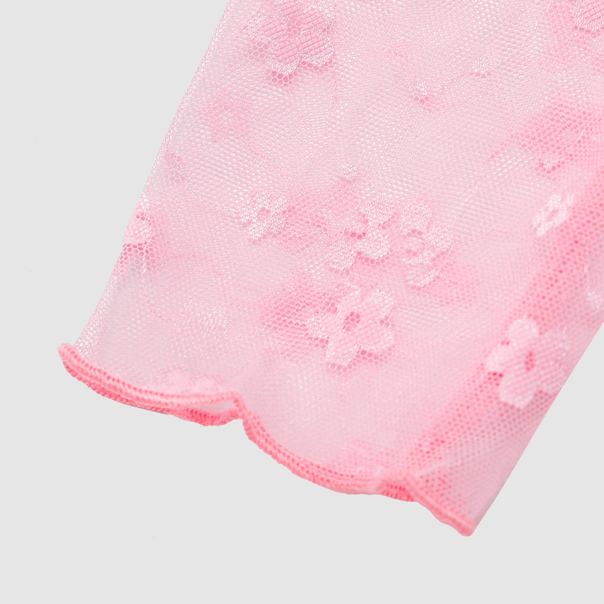 Nadine Mesh Lace Long Sleeve Top