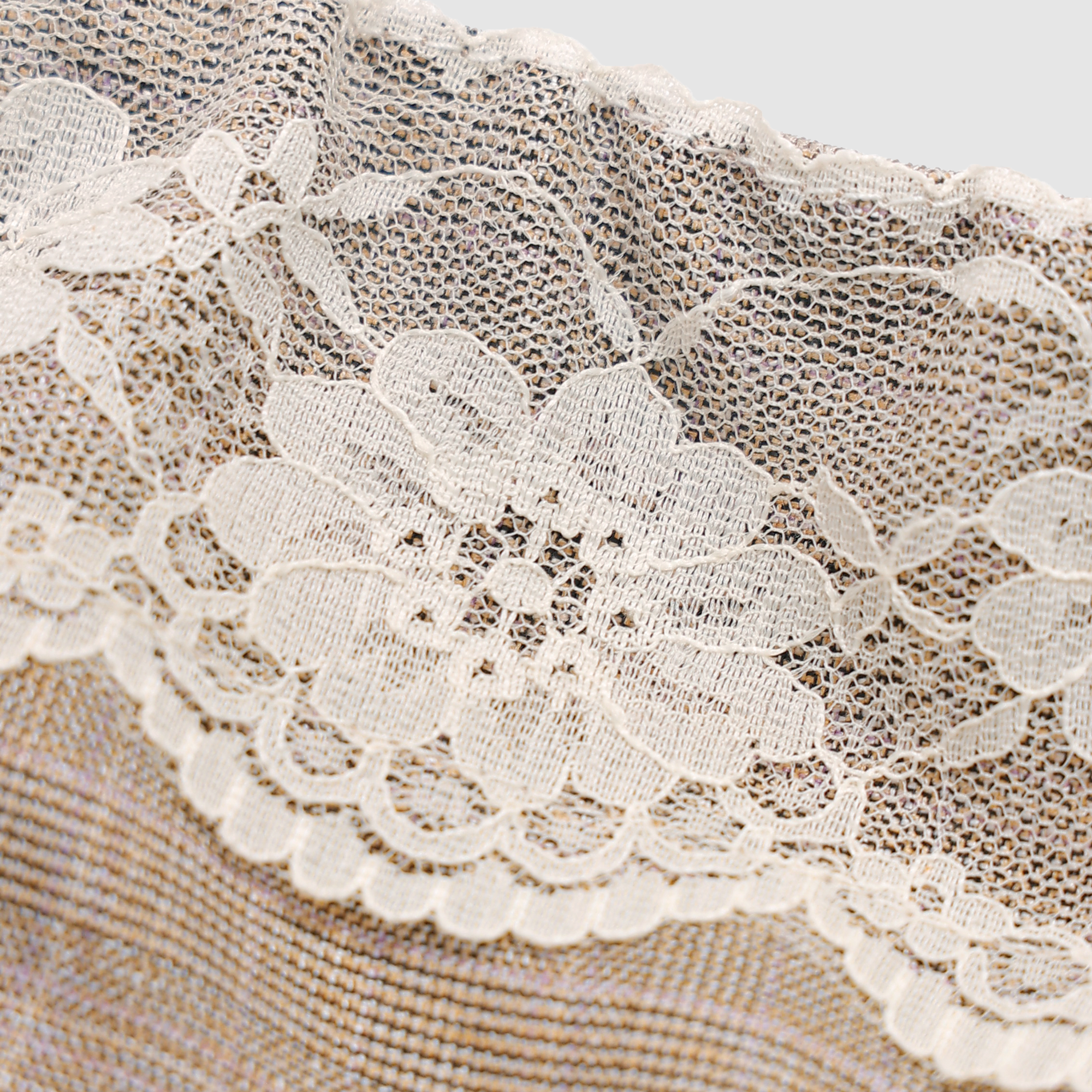 Susan Lace Trim Corset Tube Top