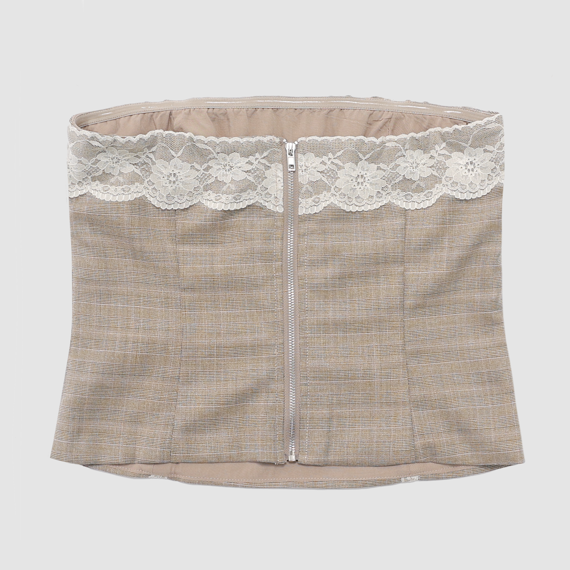 Susan Lace Trim Corset Top