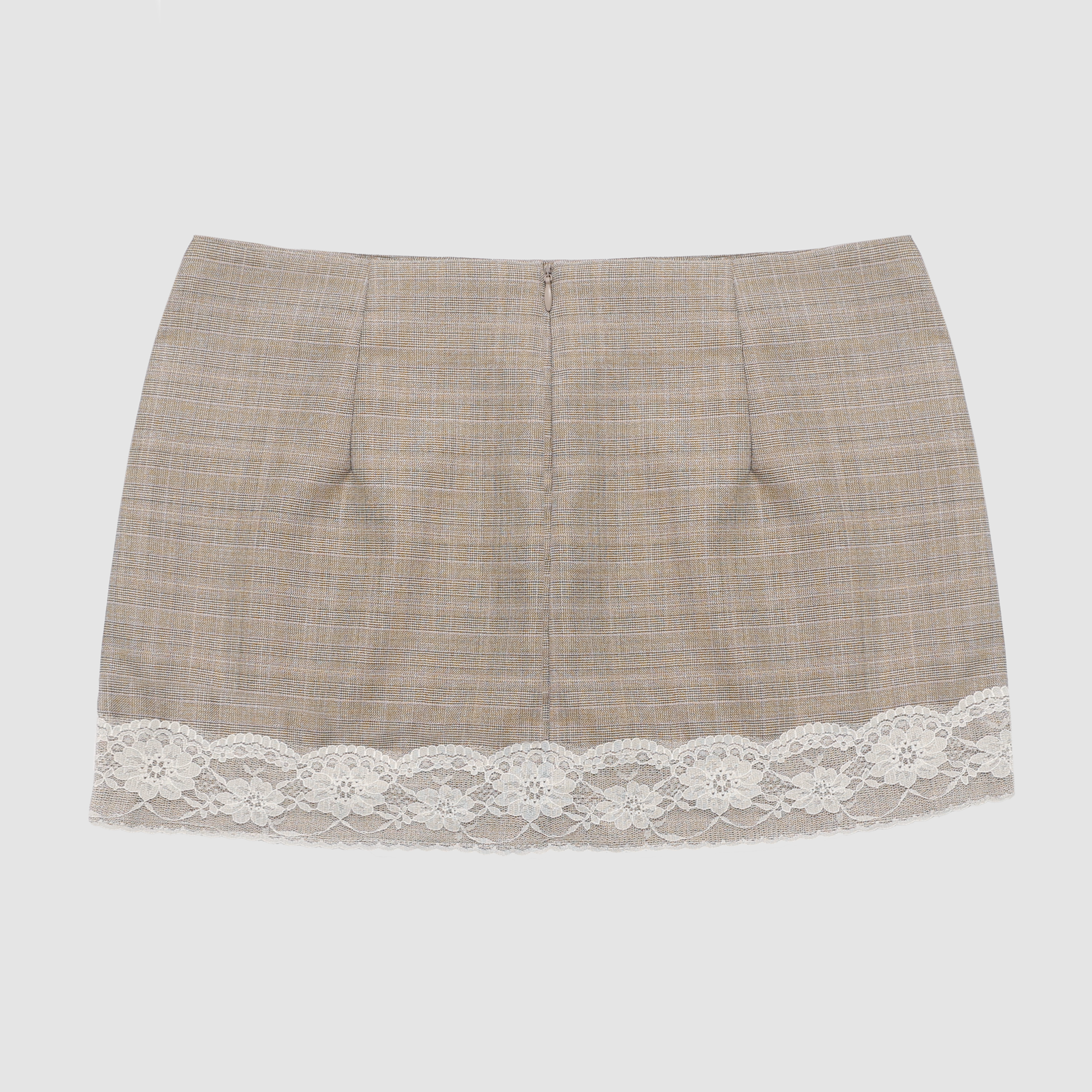 Susan Lace Trim Mini Skirt