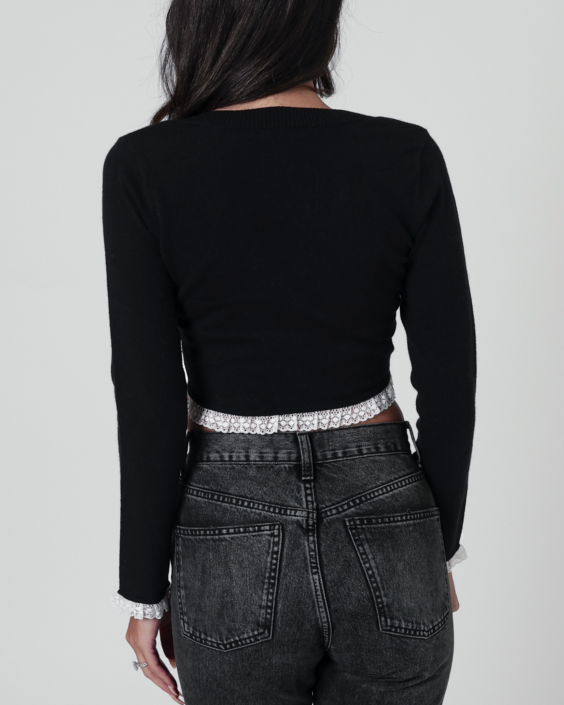 Victoria Lace Sweater Top